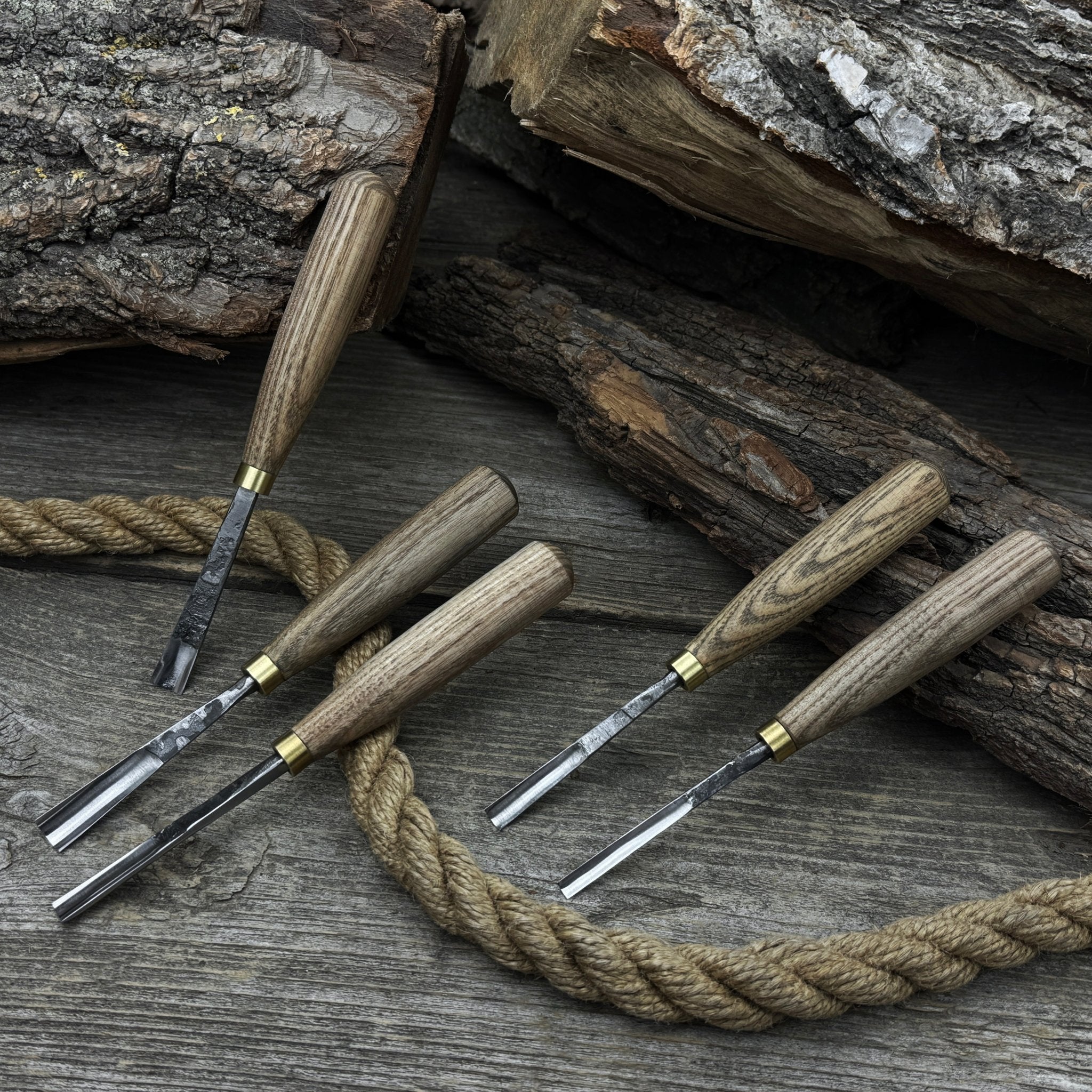 5 - Piece Wood Carving Chisel & Gouge Set - 7