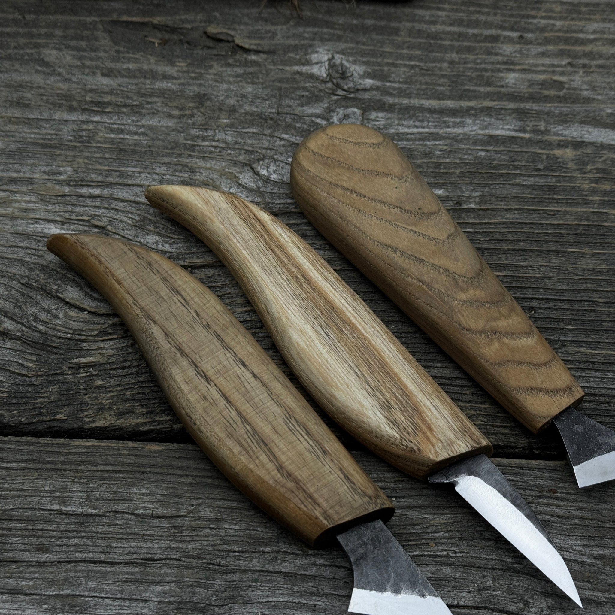 5 - Piece Wood Carving Knife Set with Sharpening Board & Leather Case - 10