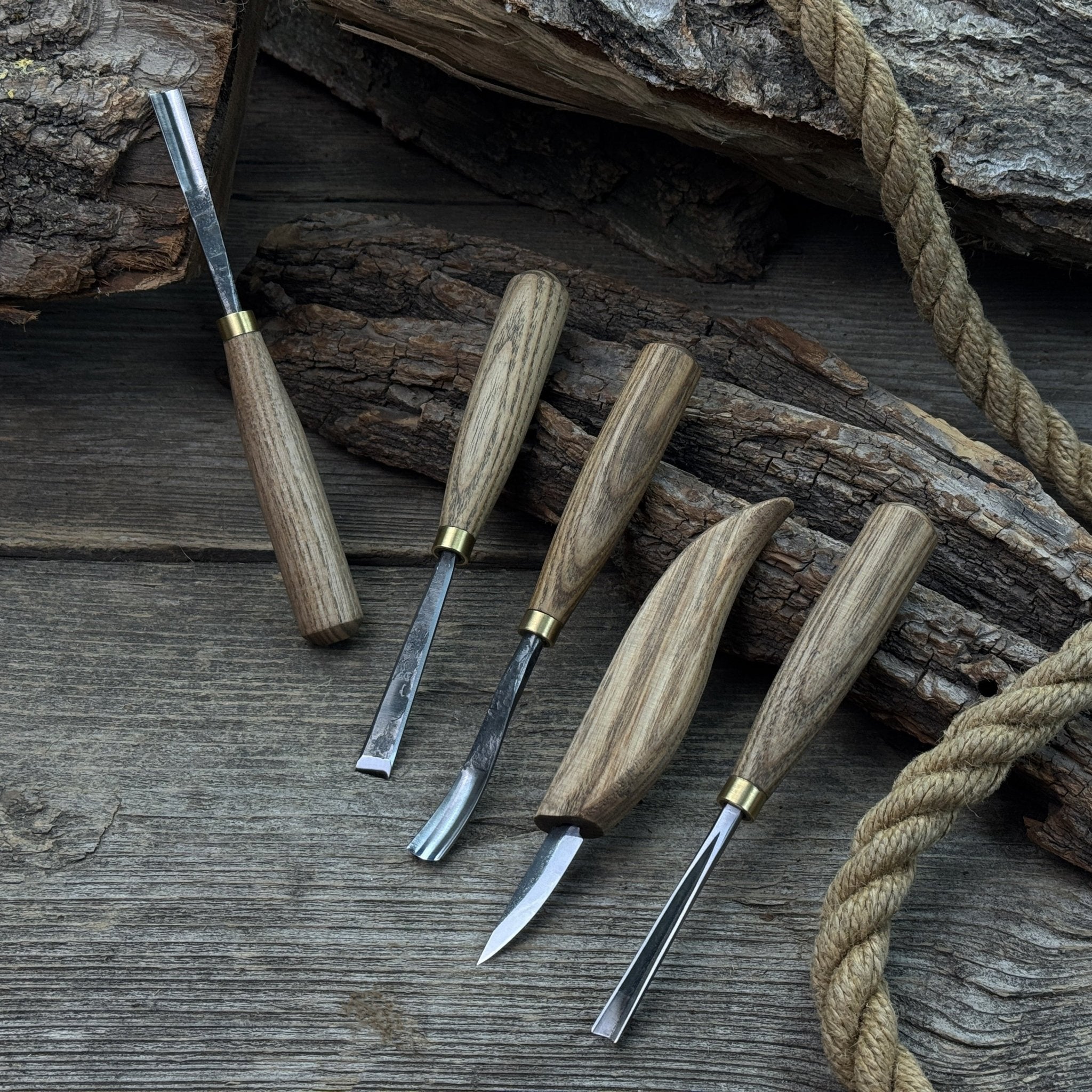 5 - Piece Wood Carving Tool Set – For Fine Detail & Relief - 6