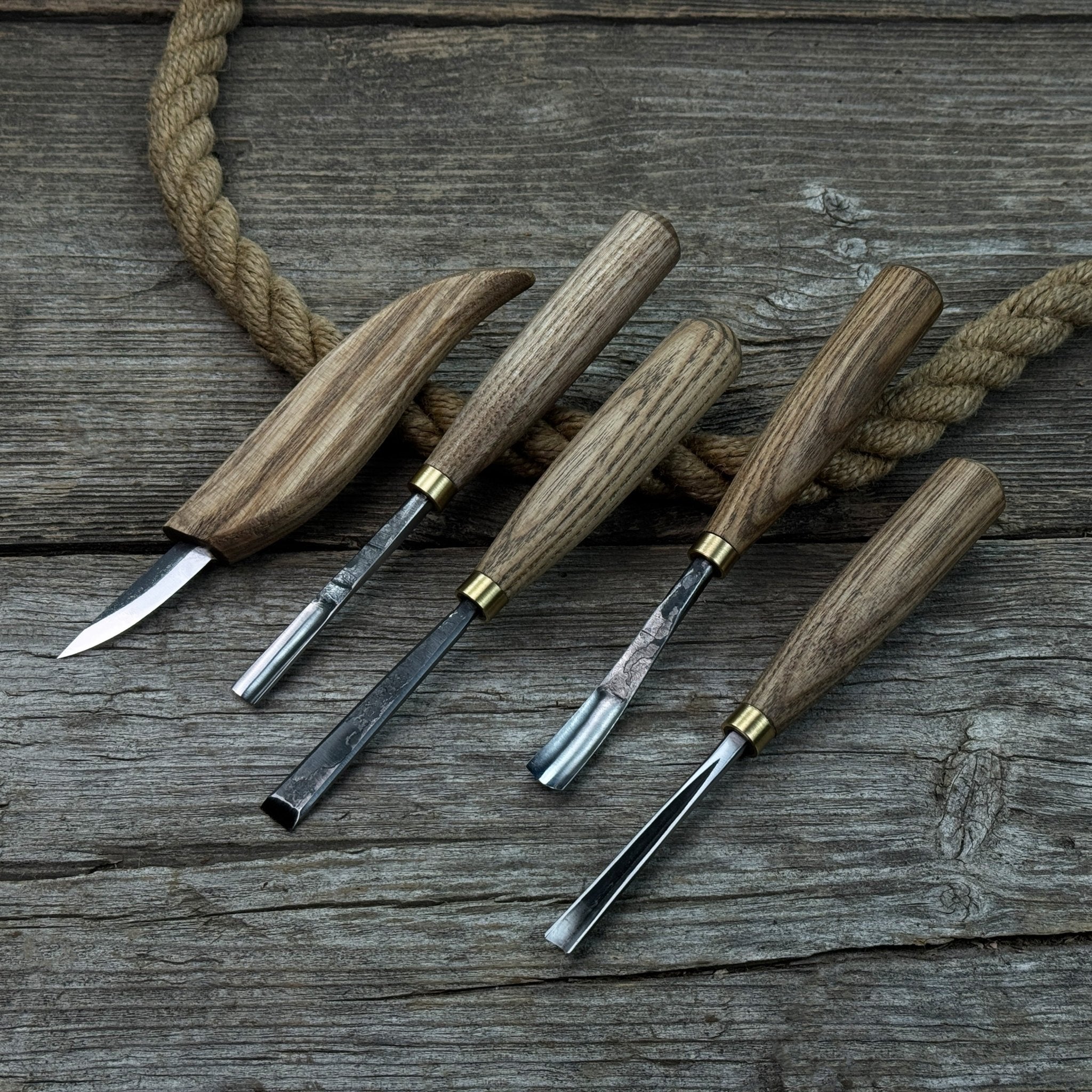 5 - Piece Wood Carving Tool Set – For Fine Detail & Relief - 4