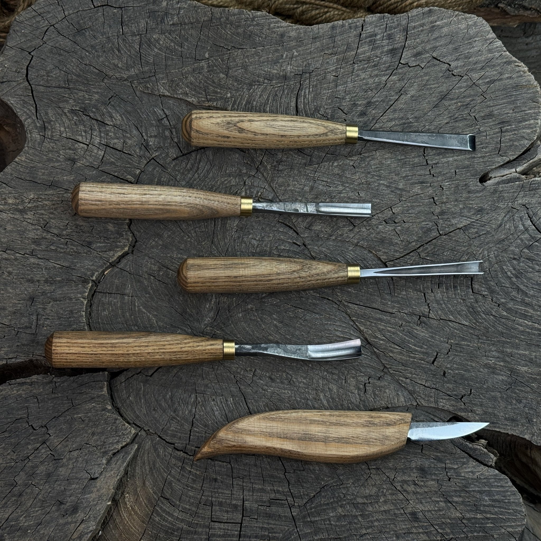 5 - Piece Wood Carving Tool Set – For Fine Detail & Relief - 1