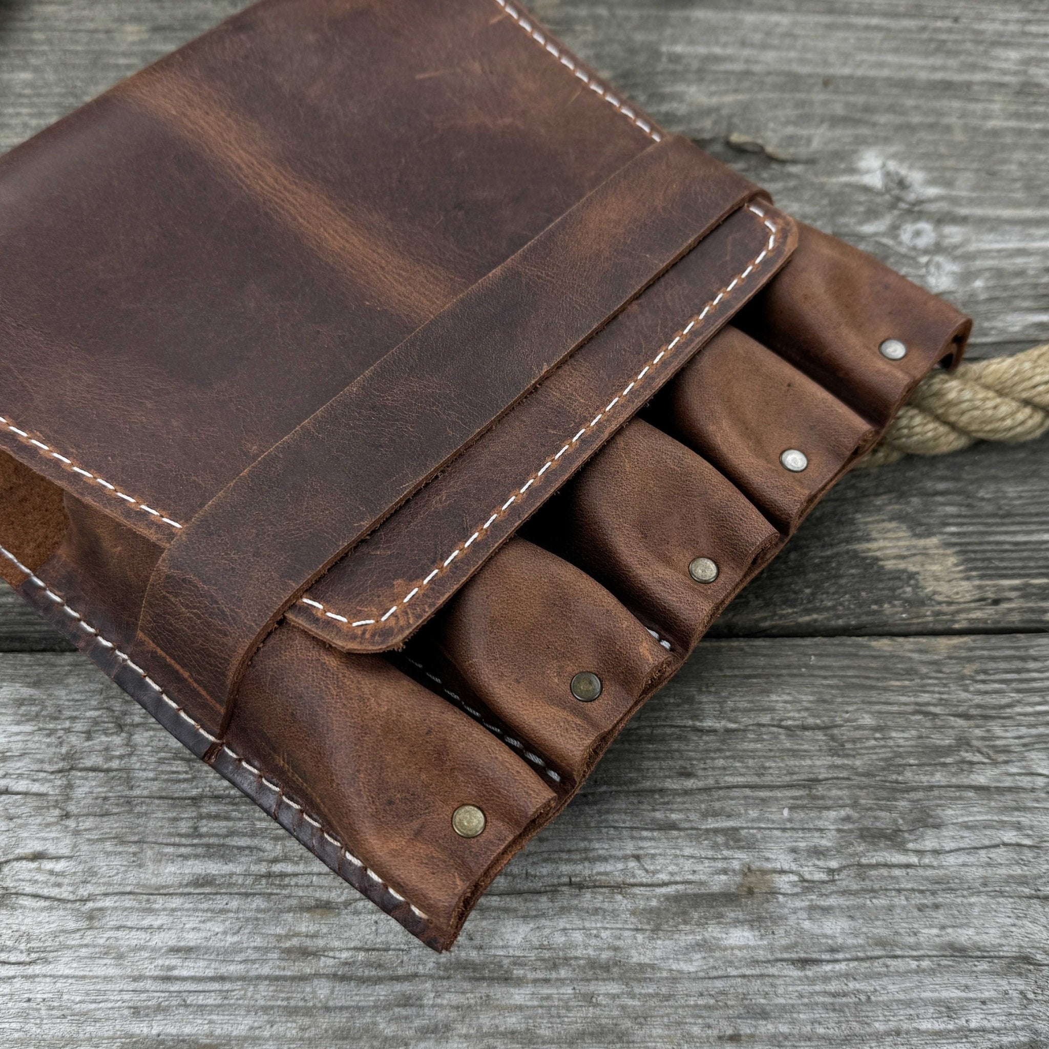 5 - Pocket Leather Tool Case - 10