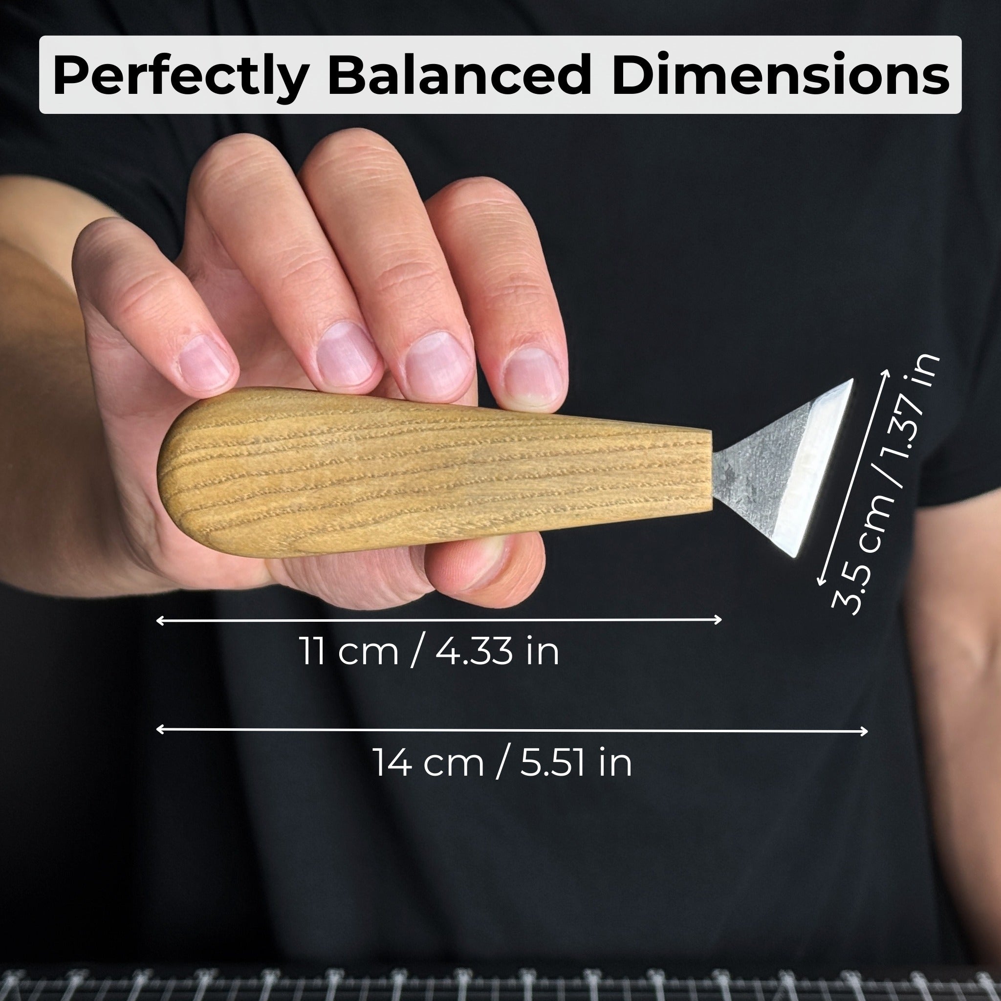 Couteau à découper les copeaux, lame de 3 cm (1,2 pouces)