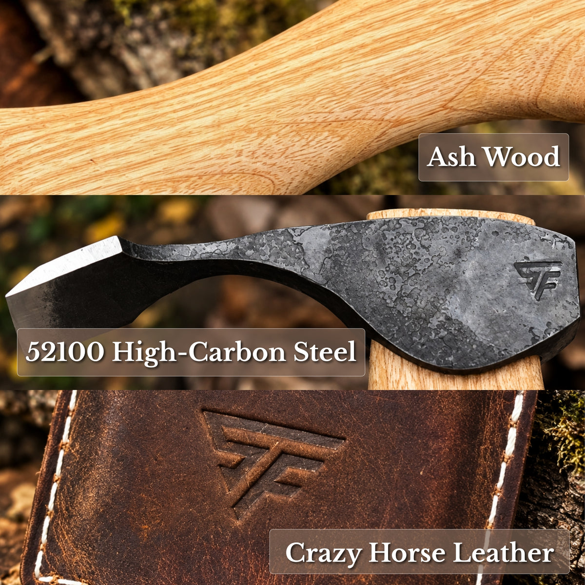 Small Adze (Straight Blade), 5.5 cm / 2.17 in