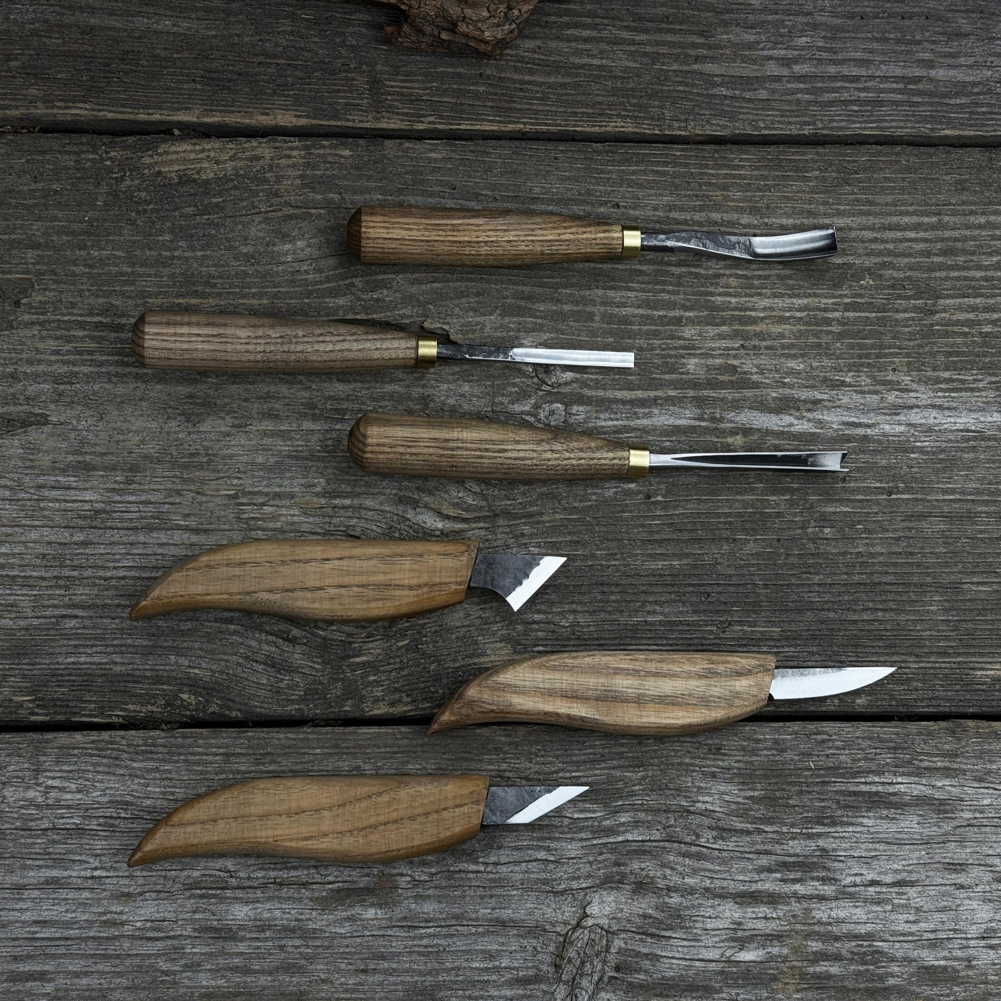 6 - Piece Carving Knife, Chisel & Gouge Set - 2