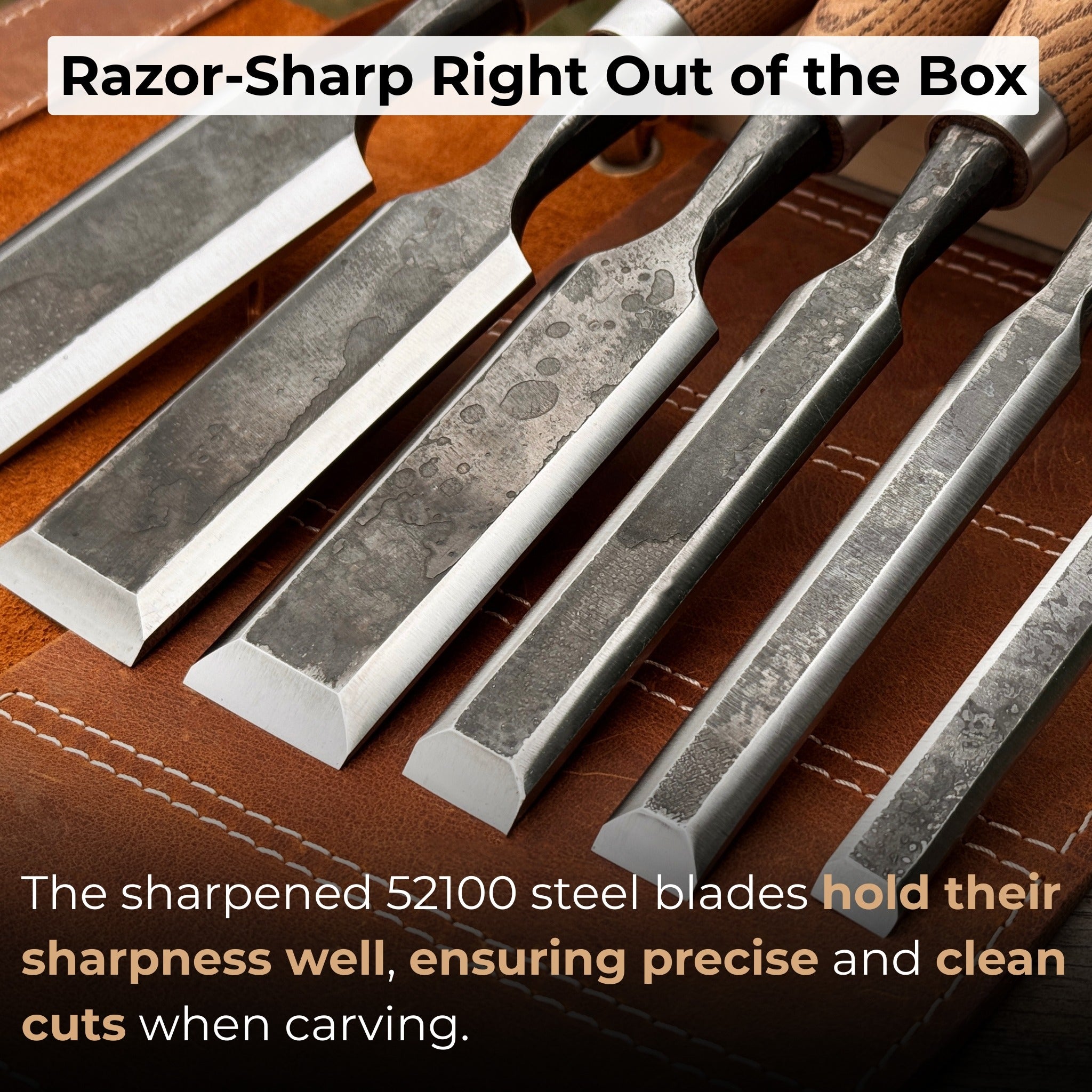 6 - Piece Wood Carving Chisel Set - 2
