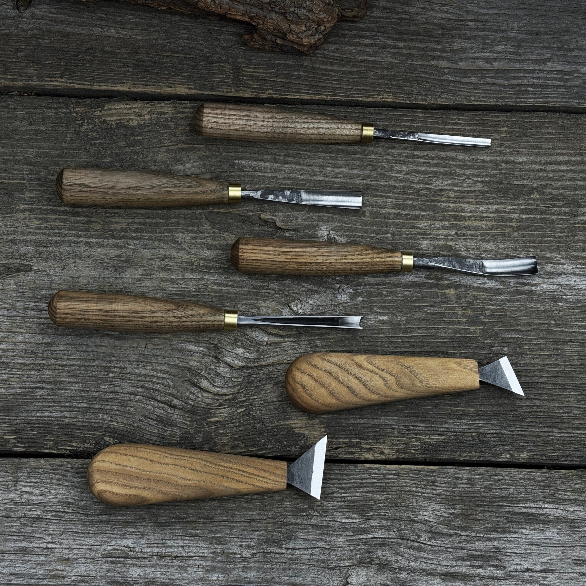 6 - Piece Wood Carving Tool Set – Knives, Gouges & Chisels for Detail Work - 2