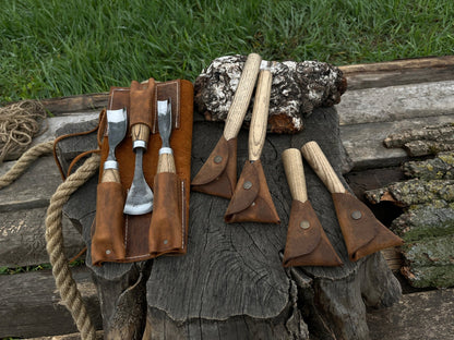 7 - Piece Hand - Forged Wood Carving Tool Set - 2