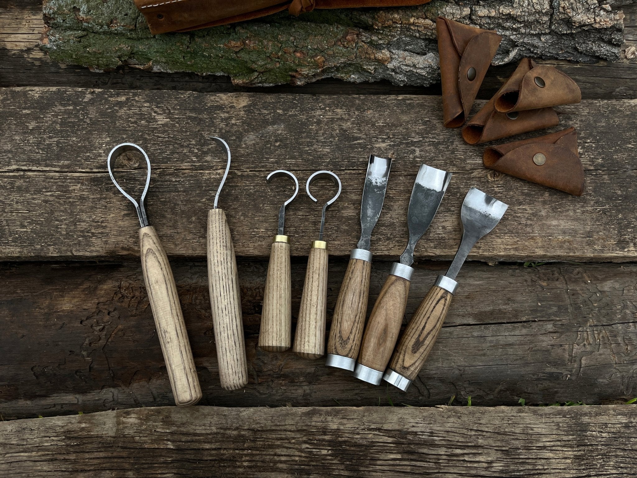 7 - Piece Spoon/Bowl Carving Tool Set - 7