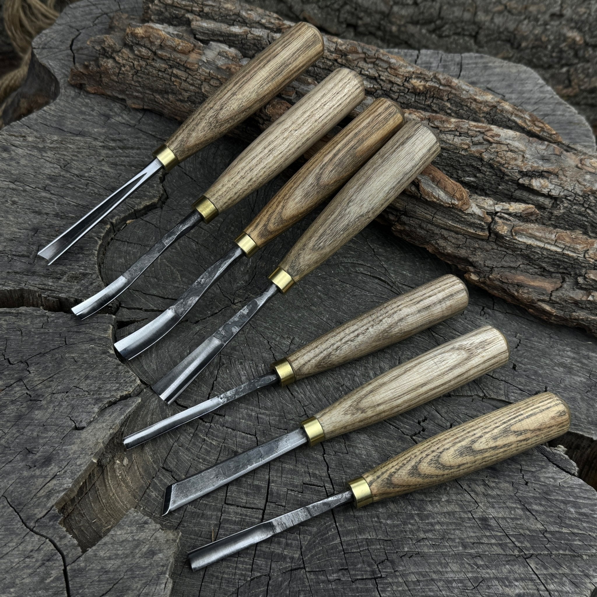 7 - Piece Wood Carving Chisel & Gouge Set - 3