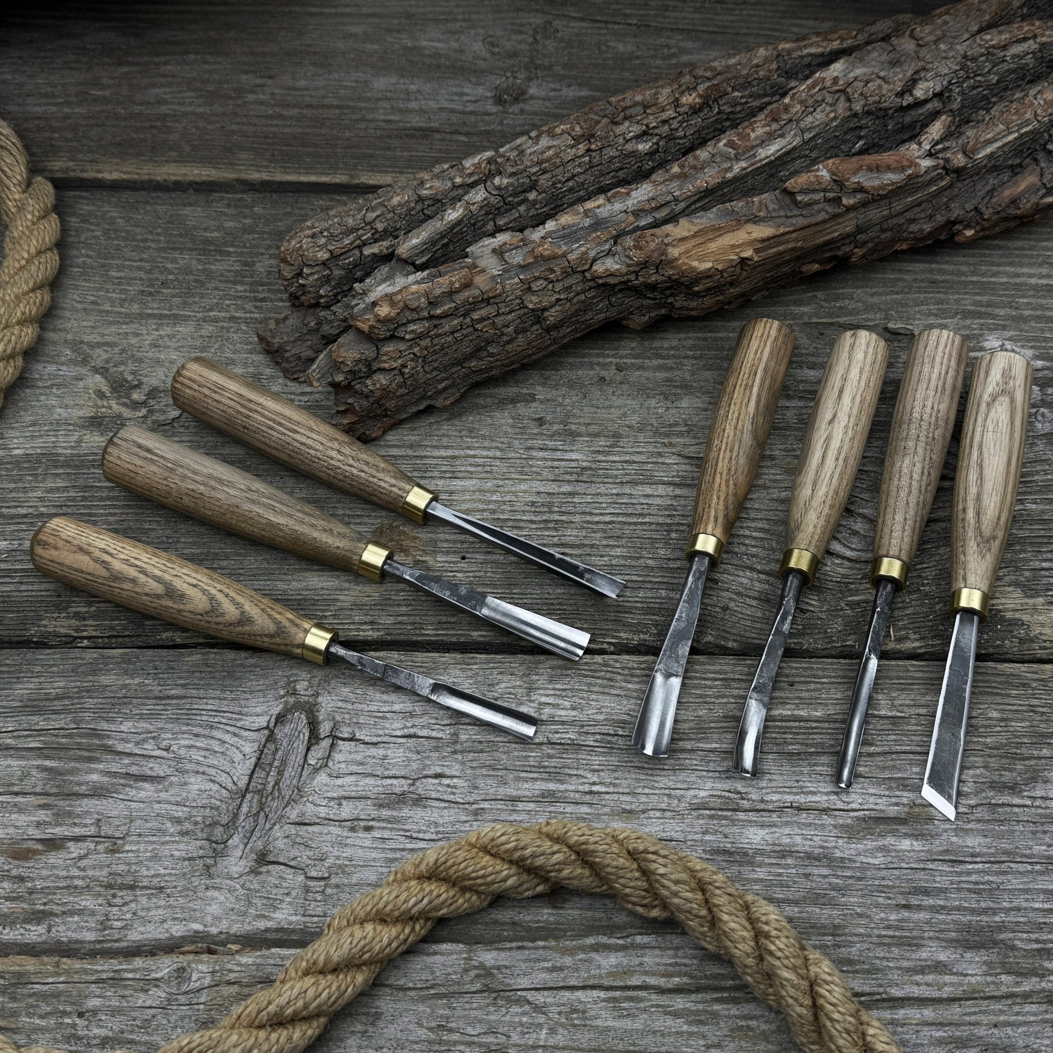 7 - Piece Wood Carving Chisel & Gouge Set - 10