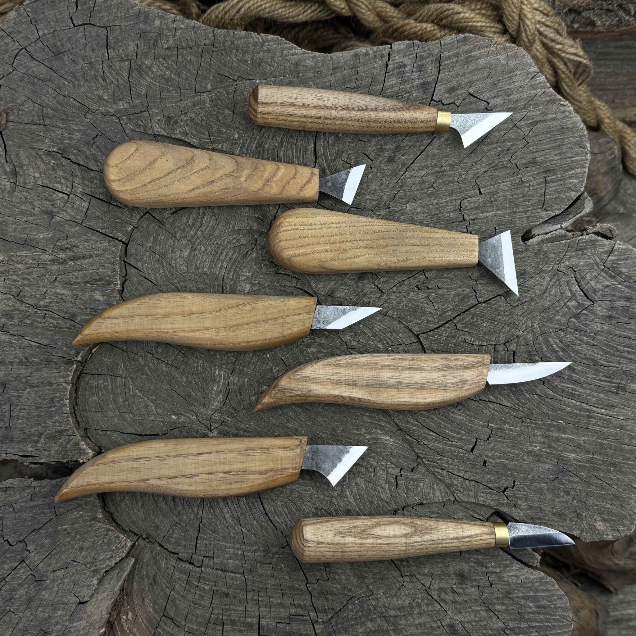 7 - Piece Wood Carving Knife Set - 1