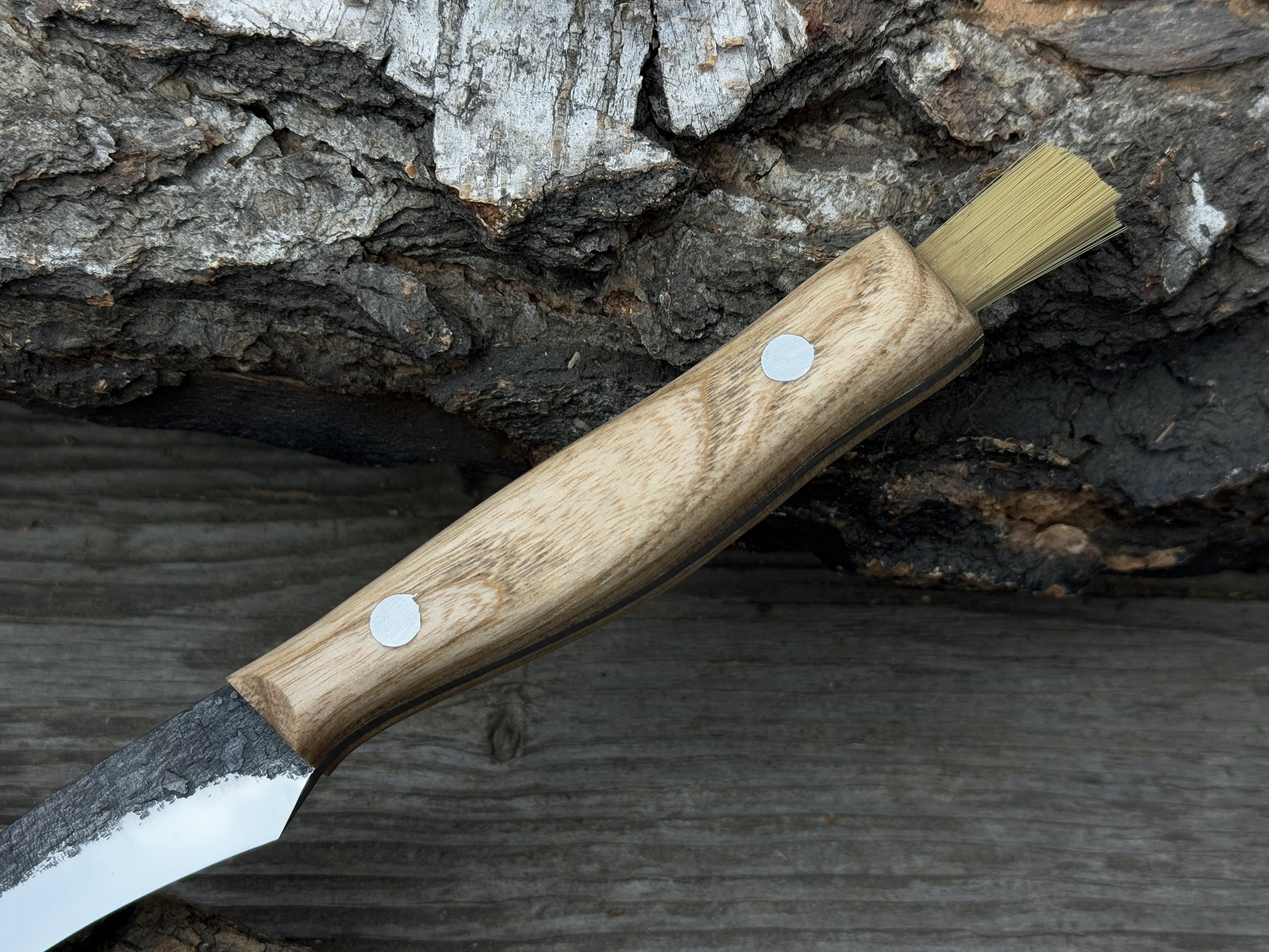 Hand-Forged Knife for Mushroom Foraging, 8 cm (3.15 inches)