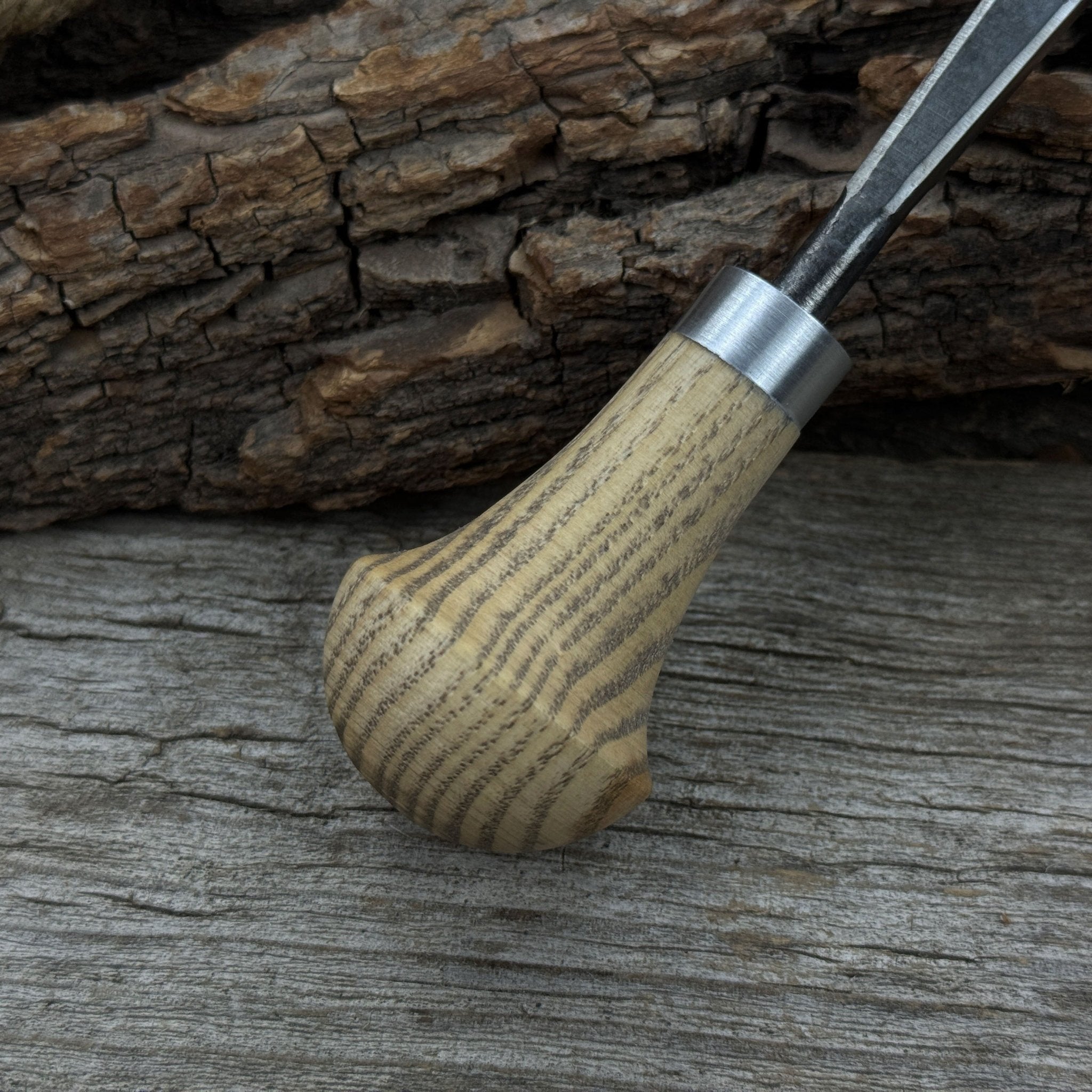 Angled Bevel Carving Chisel with Palm Handle – 10 mm (0.39 inches) - 5