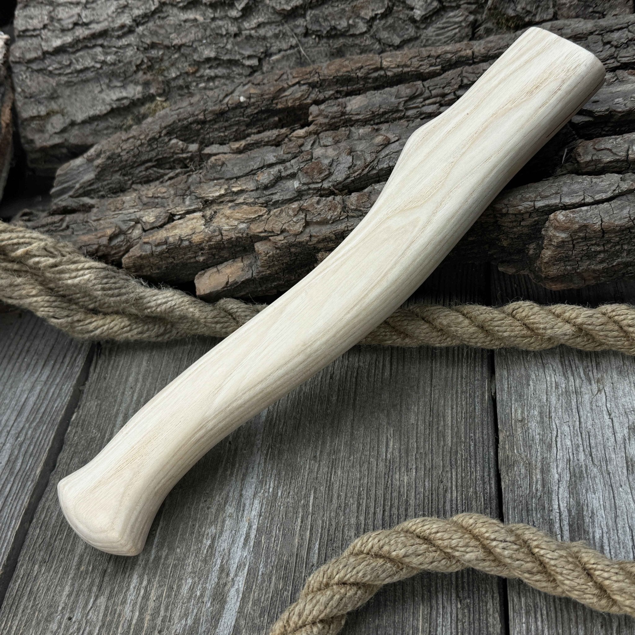 Ash Wood Axe Handle with Red Oak Wedges, 31 cm (12.2 inches) - 6