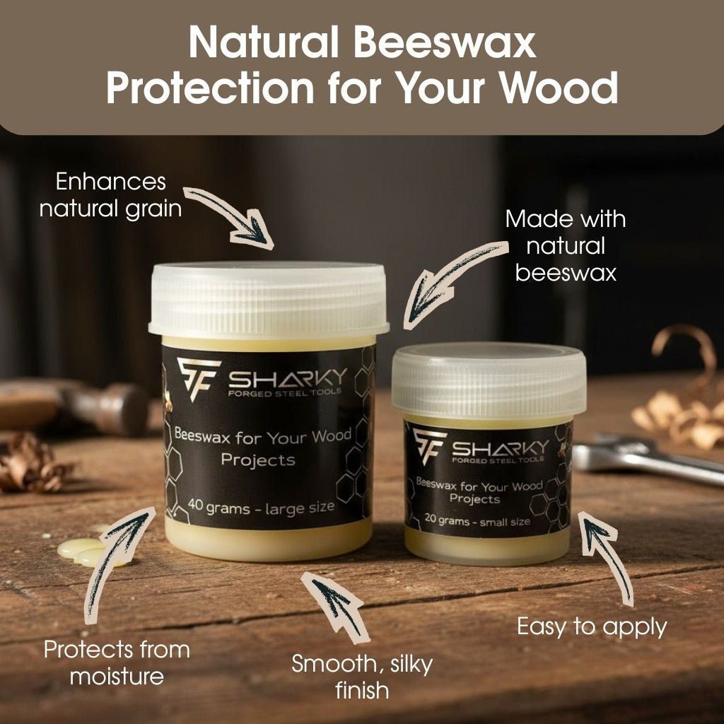 Beeswax Wood Finish – Natural Wood Conditioner for Tool Handles & Carving Projects - 4