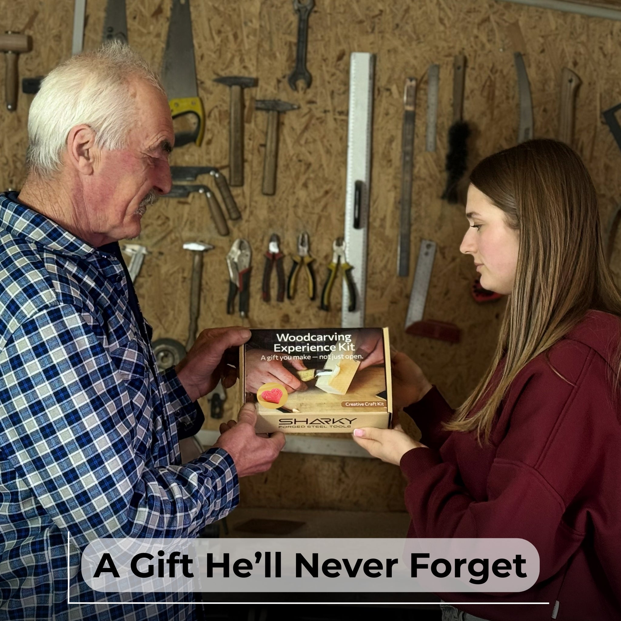 Beginner Heart Wood Carving & Painting Kit — Complete DIY Hobby Set for Adults and Kids - 11