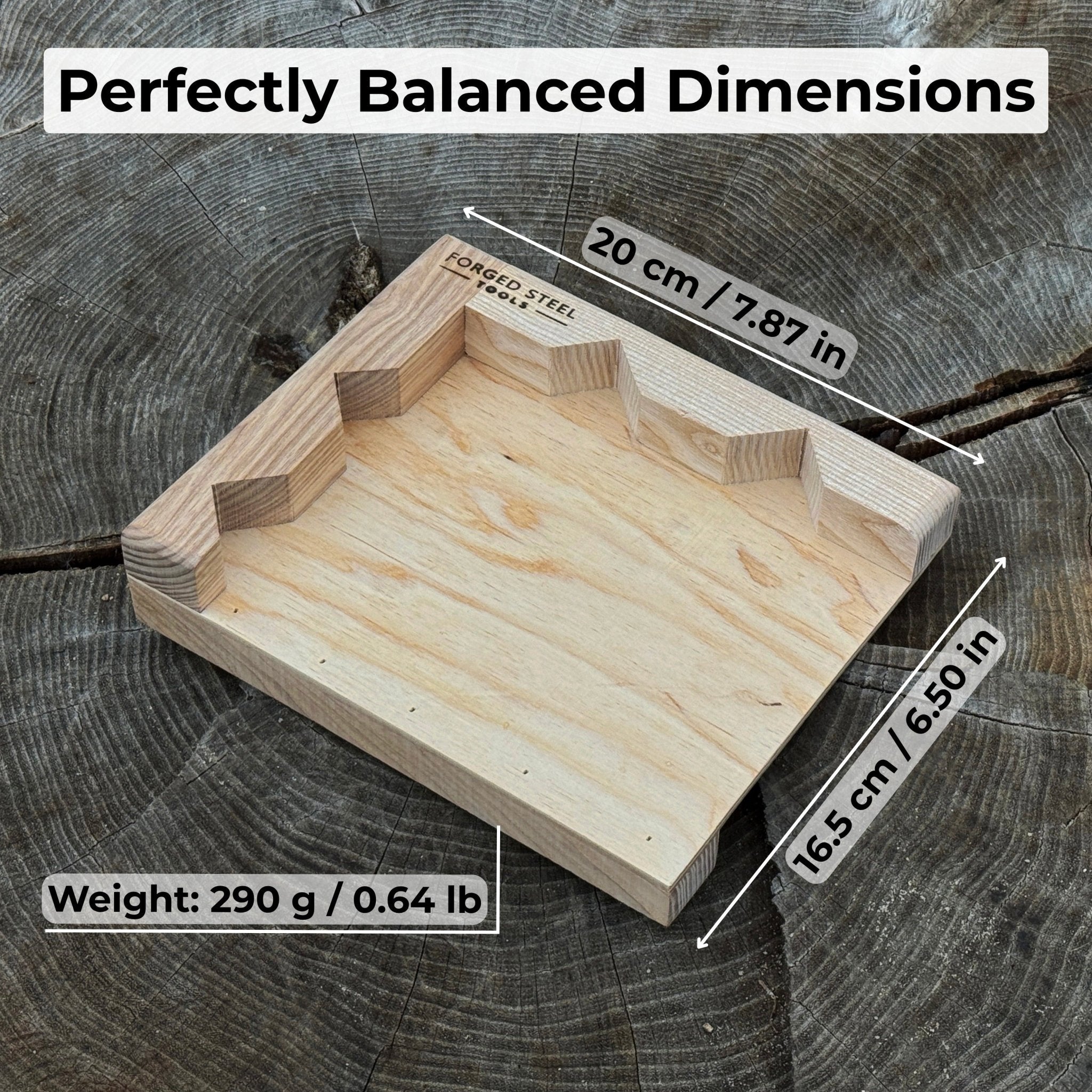 Bench Hook for Wood Carving and Chiseling – Handcrafted Wooden Work Support - 2