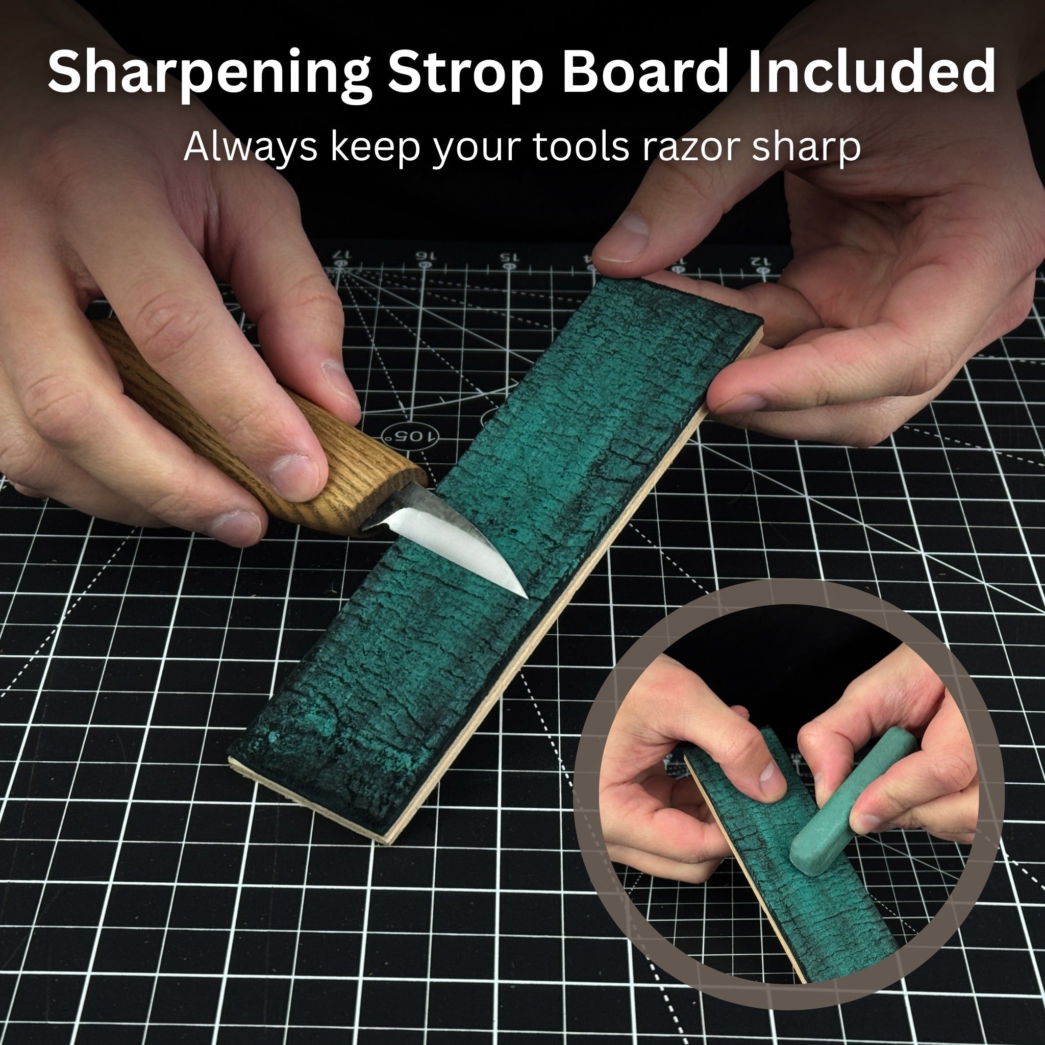 Boar Carving Kit - Complete Starter Whittling Kit for Beginners, Adults, Teens, and Kids - 4