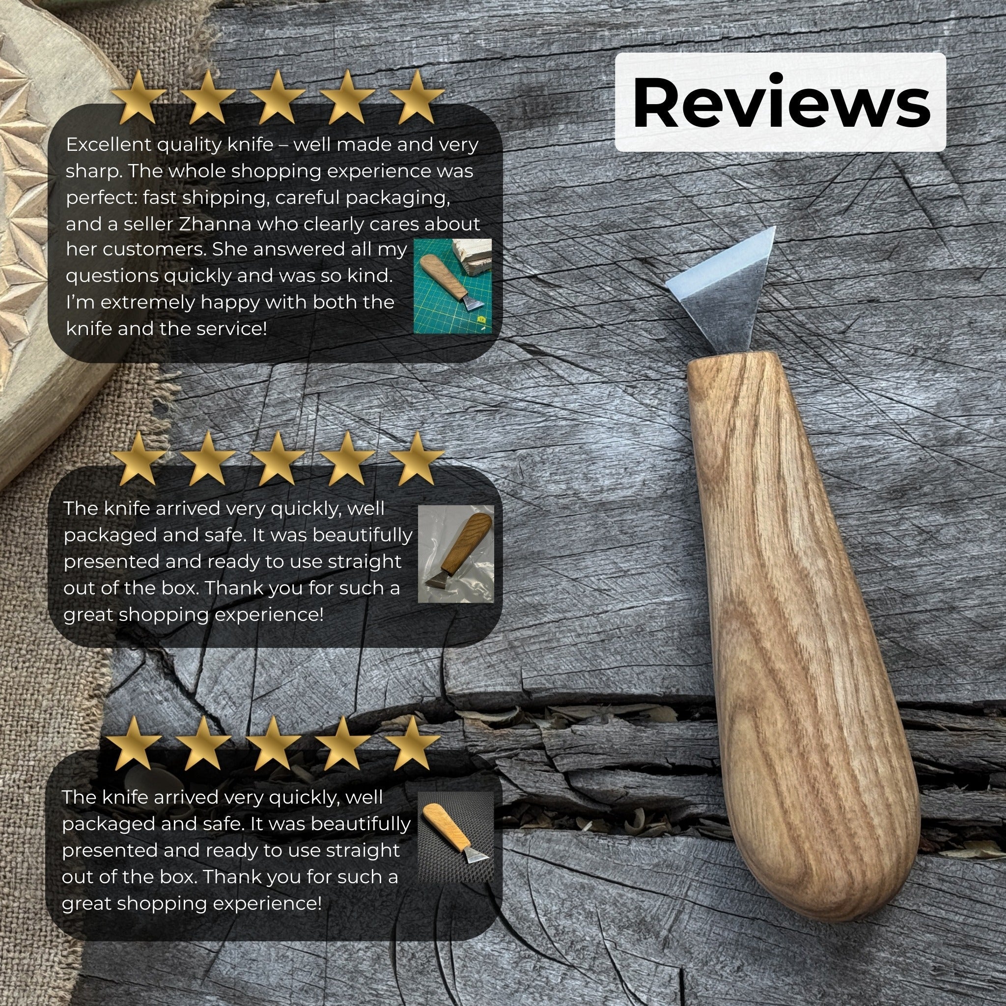 Chip Carving Knife, 2.5 cm (1 inch) - 9