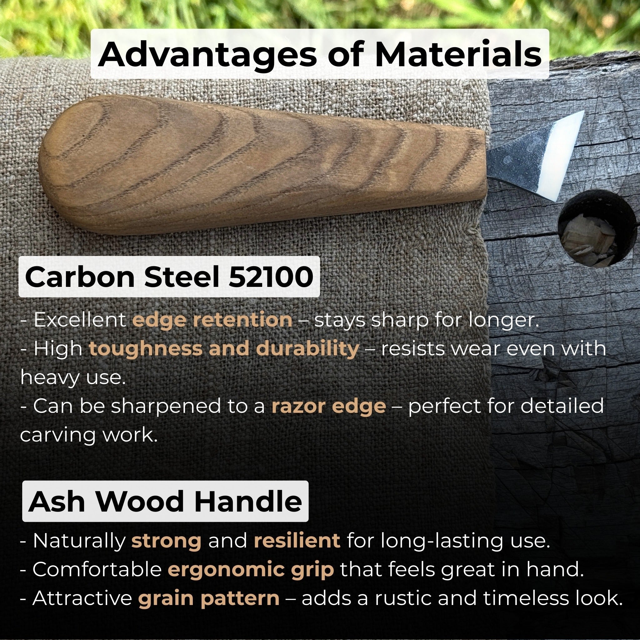 Chip Carving Knife, 2.5 cm (1 inch) - 4