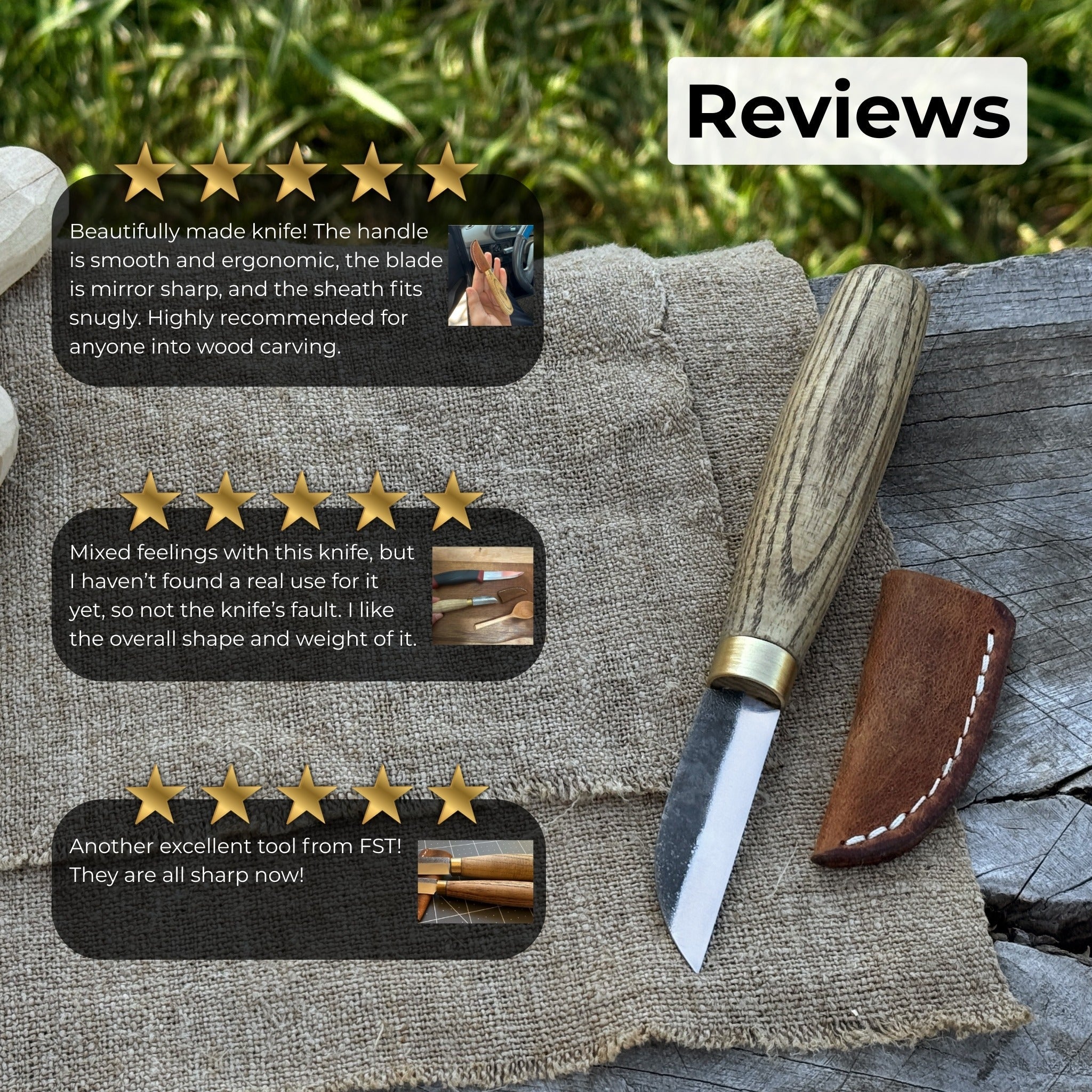 Chip Carving Knife, 5.5 cm (2.2 inches) - 9