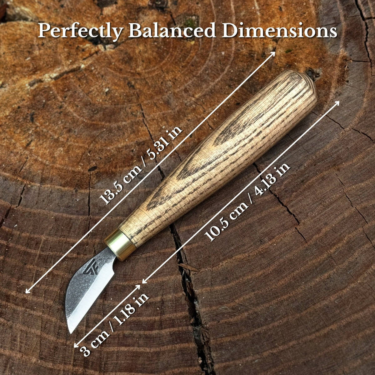 Chip Carving Knife, blade 3 cm (1.2 inches) - 3