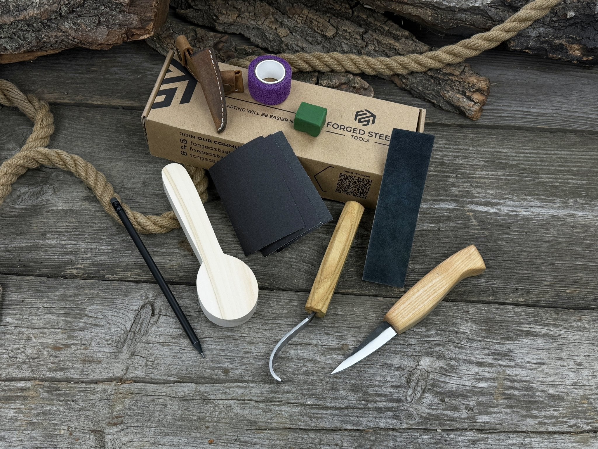 Complete Spoon Carving Kit for Beginners - 6