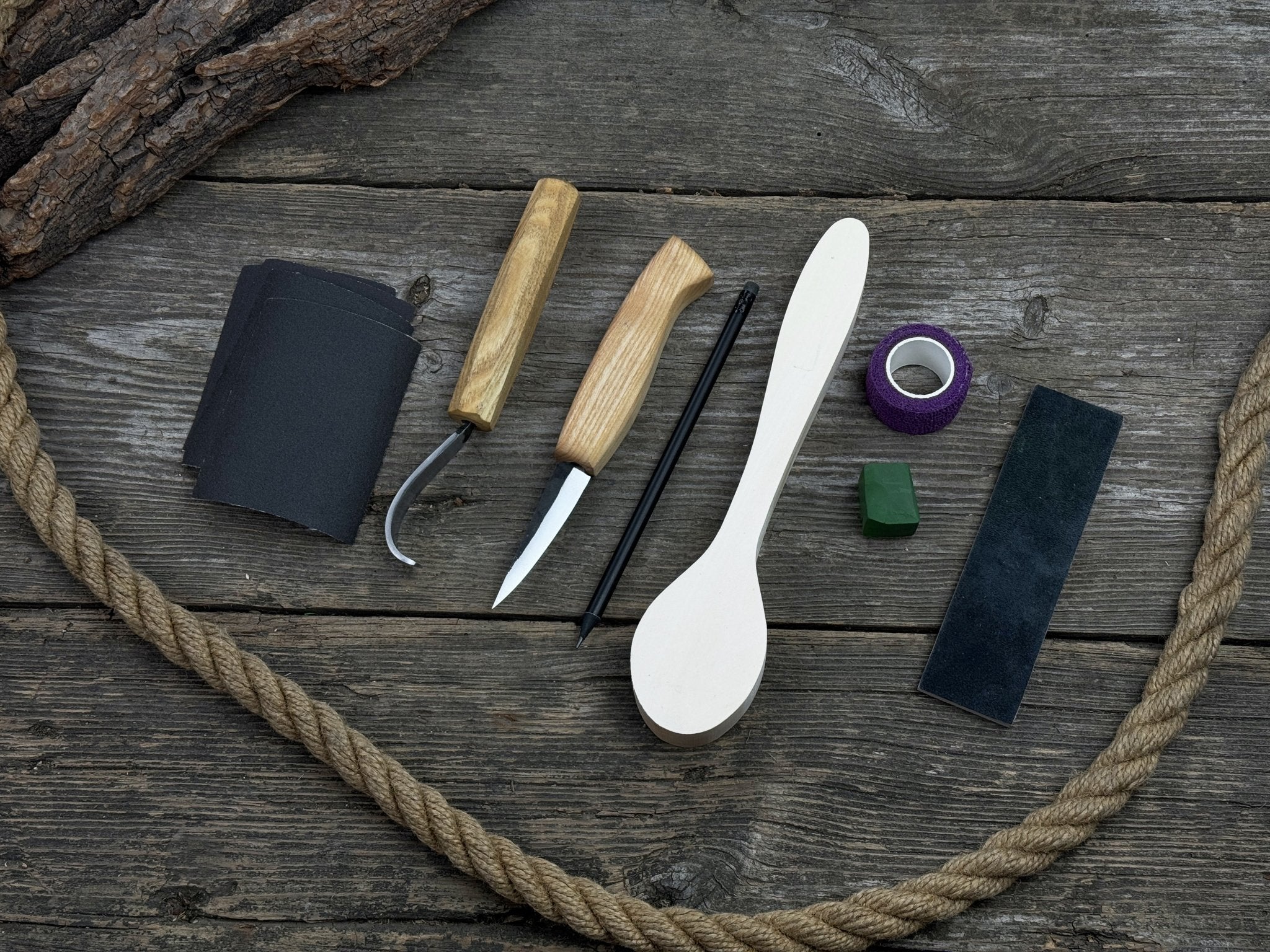 Craft Your Own Wooden Spoon – All - in - One Whittling Kit - 5