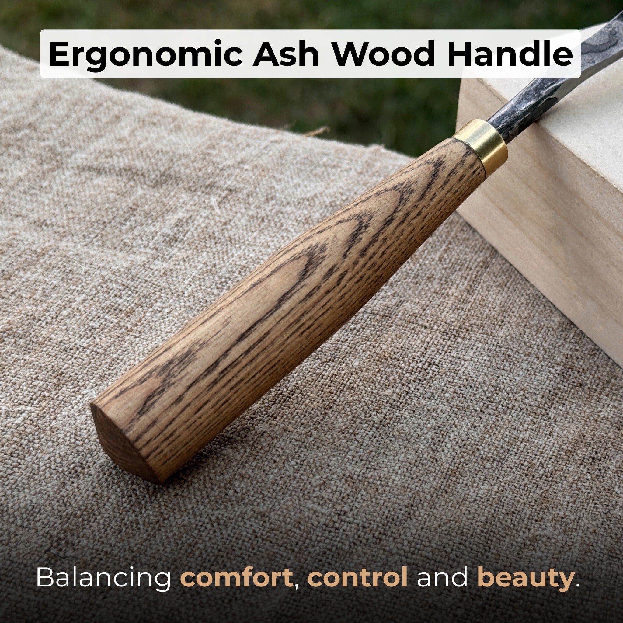 Curved Detail Carving Gouge – 8 mm / 12 mm (0.31 / 0.47 inches) - 3