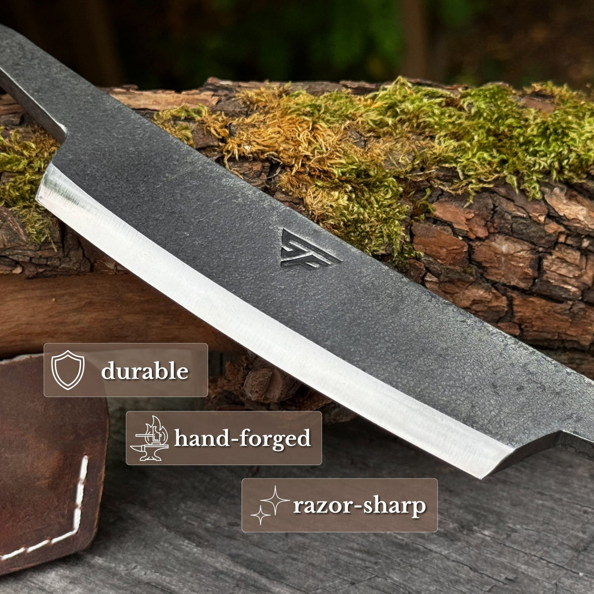 Curved Draw Knife (Push/Pull Shave), 10.5 cm (4.1 inch) Cutting Edge - 3