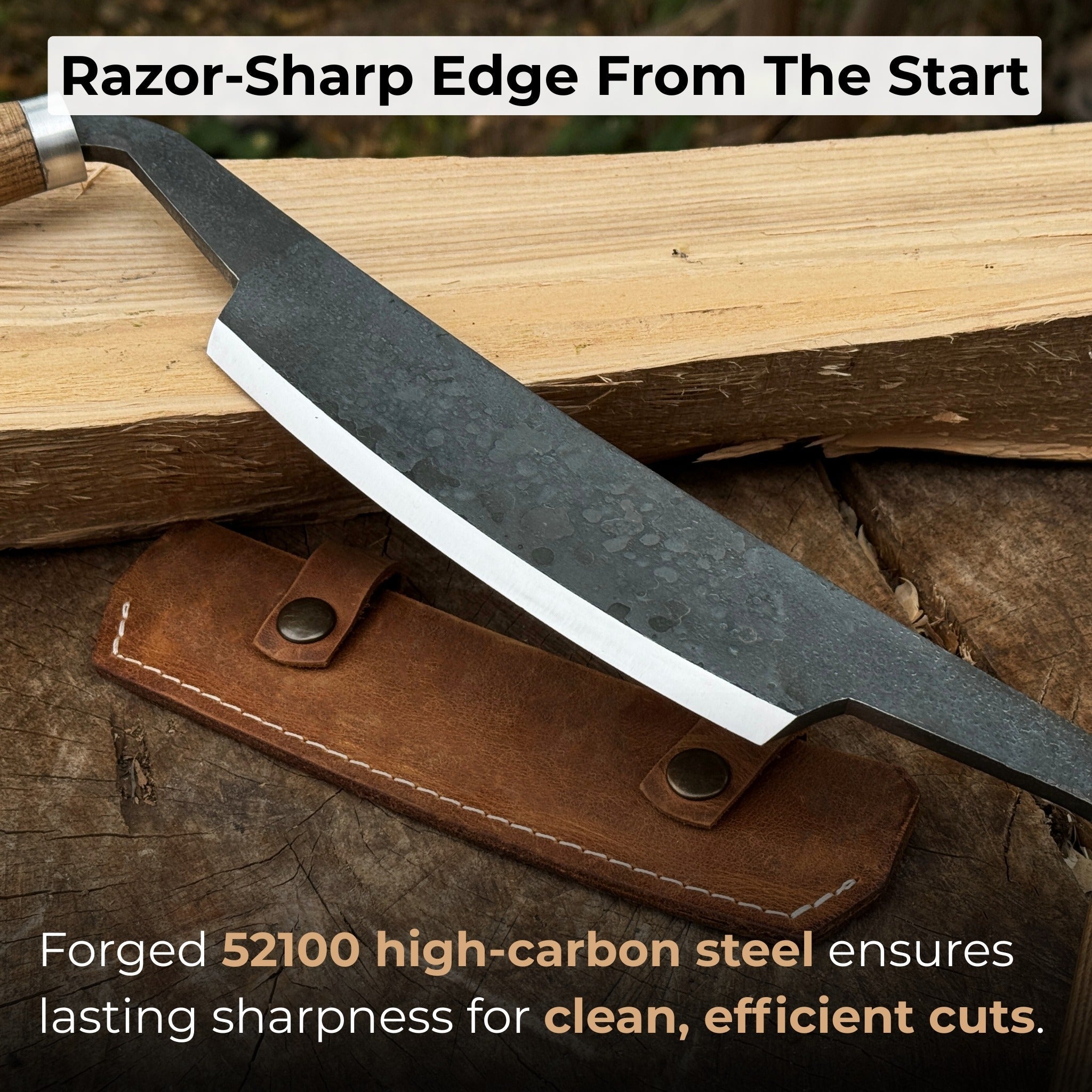 Curved Drawknife (Push/Pull), 14.5 cm (5.7 inches) - 2