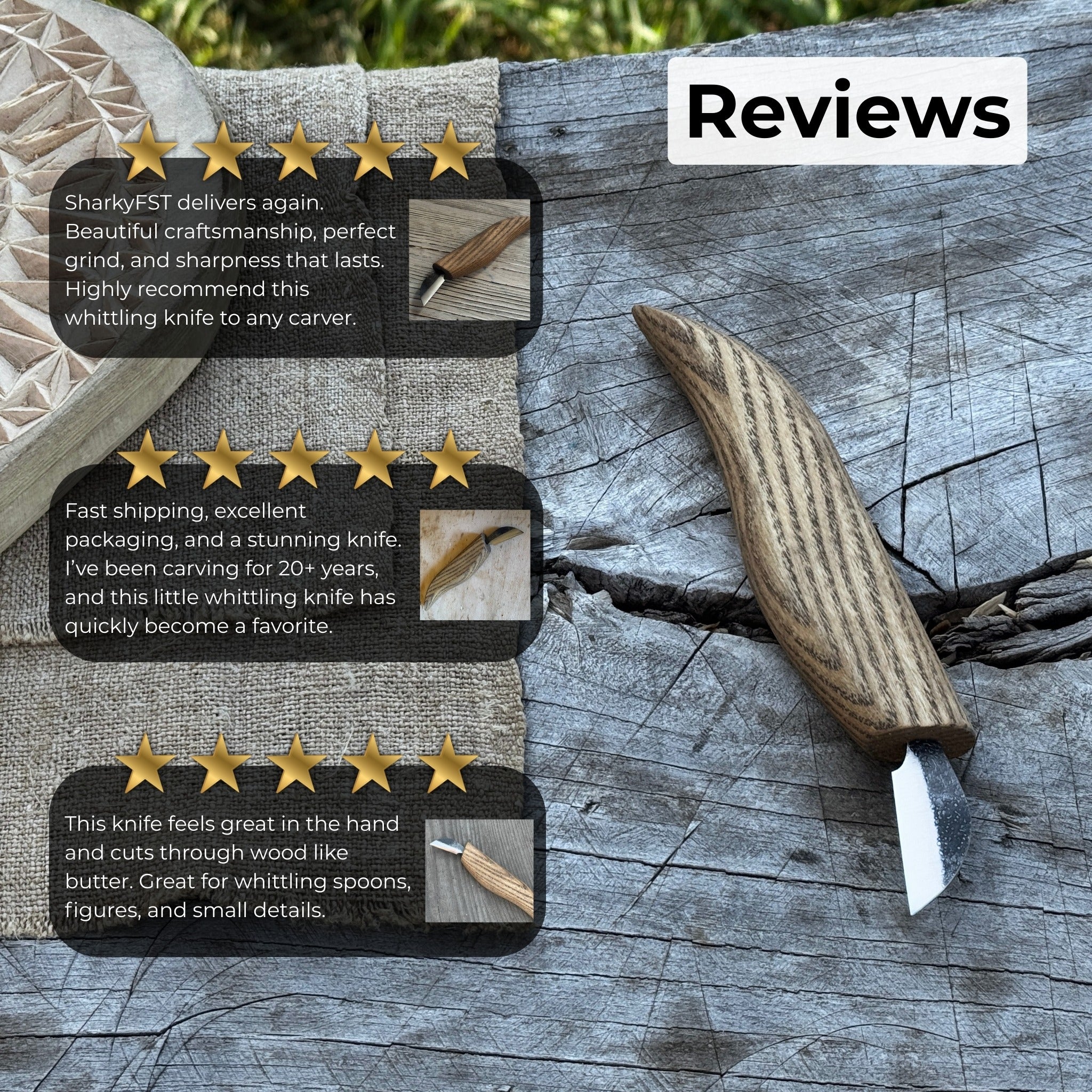 Detail Chip Carving Knife – Blade 3 cm (1.2 inches) - 9