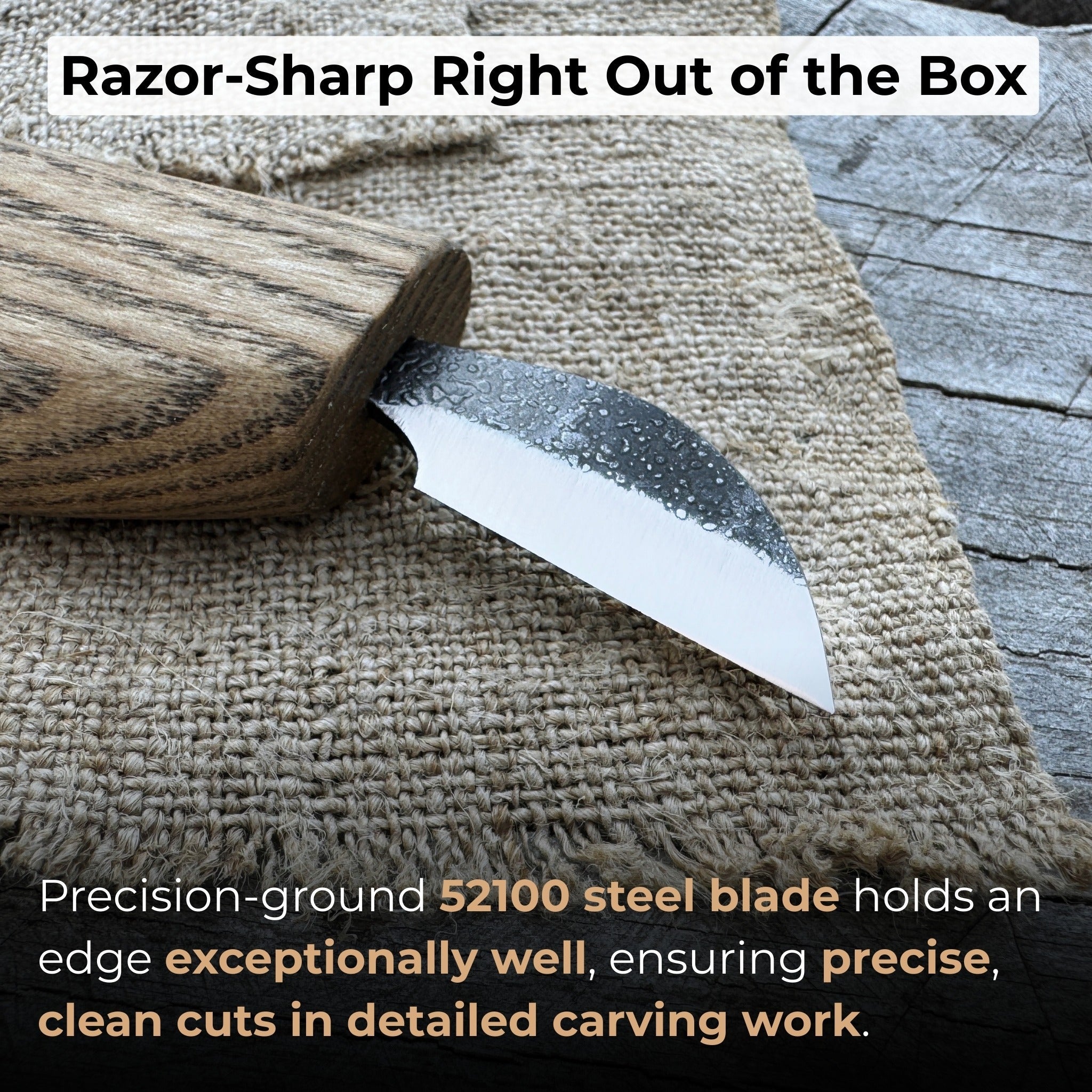 Detail Chip Carving Knife – Blade 3 cm (1.2 inches) - 2