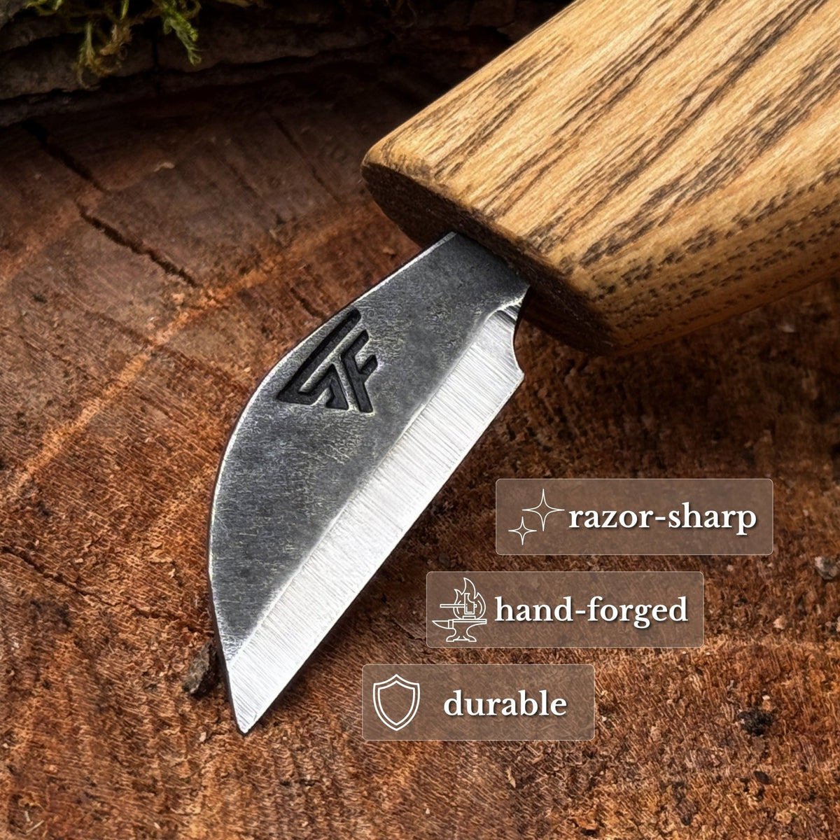 Detail Chip Carving Knife – Blade 3 cm (1.2 inches) - 2