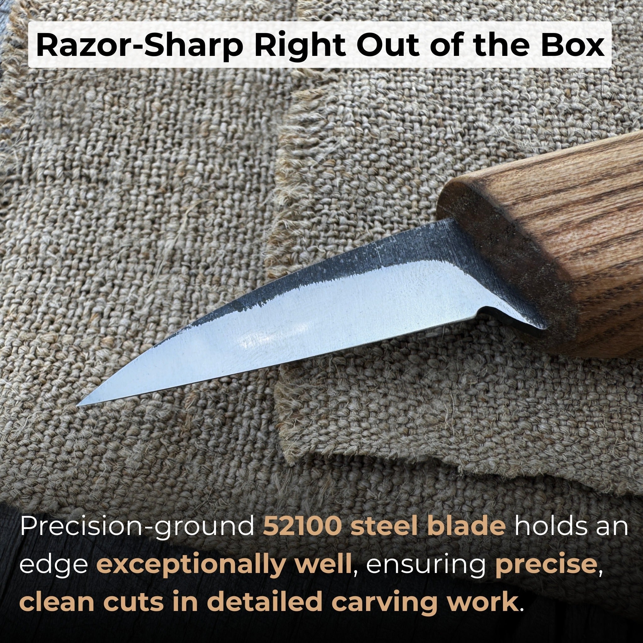 Detail Knife for Wood Carving, 4 cm (1.57 inches) - 2