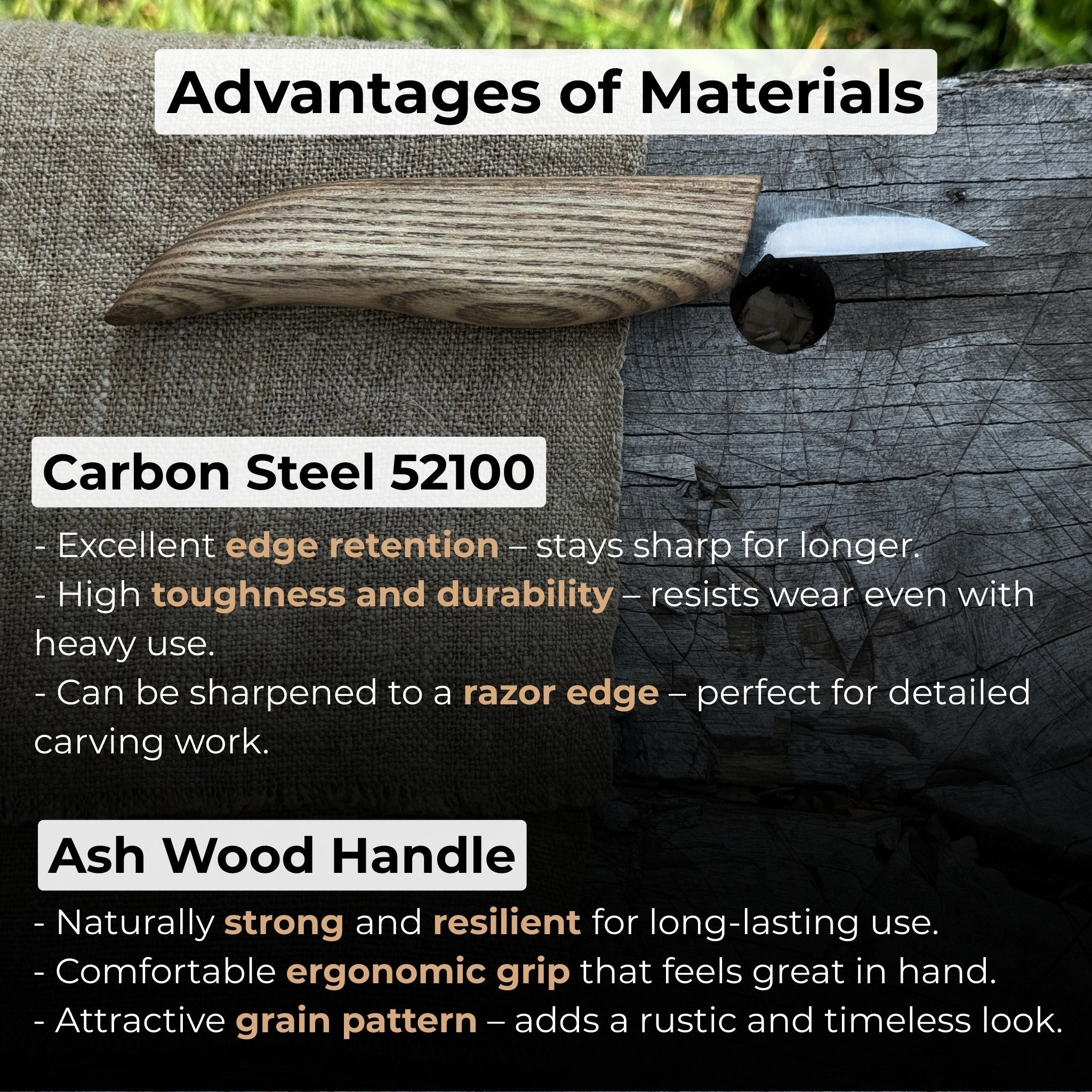 Detail Knife for Wood Carving, 4 cm (1.57 inches) - 4