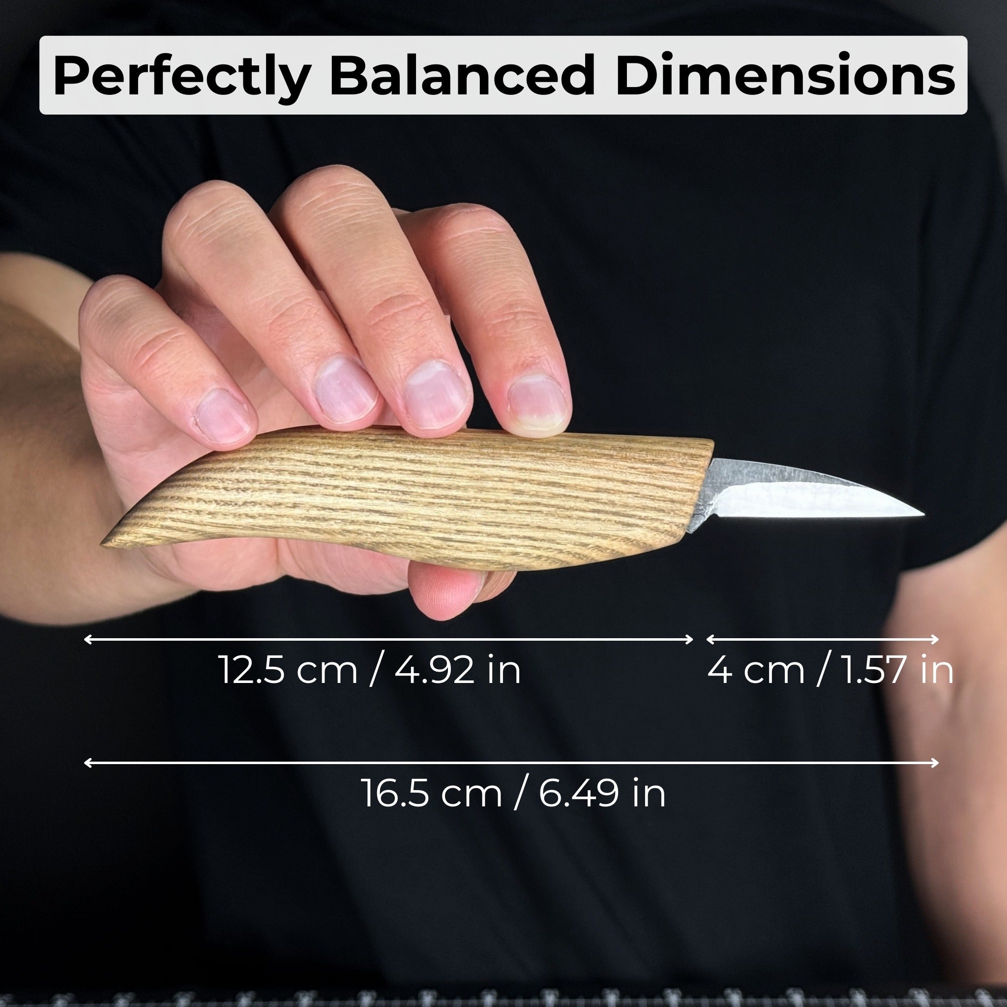 Detail Knife for Wood Carving, 4 cm (1.57 inches) - 5