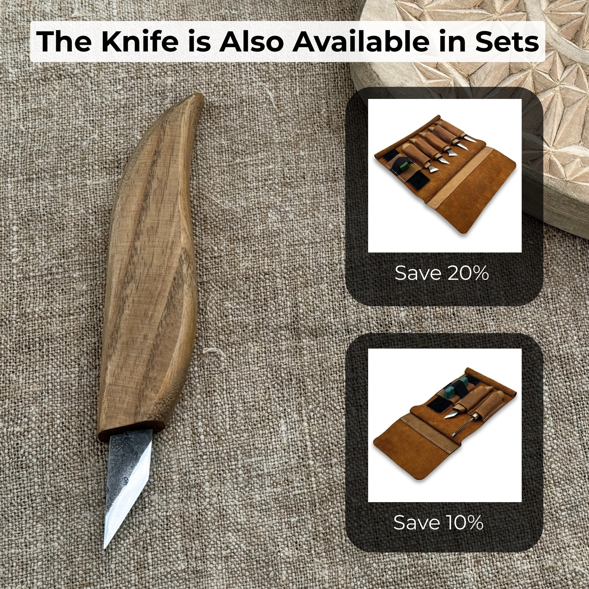 Detail Wood Carving Knife, 2.5 cm (1 inch) - 10