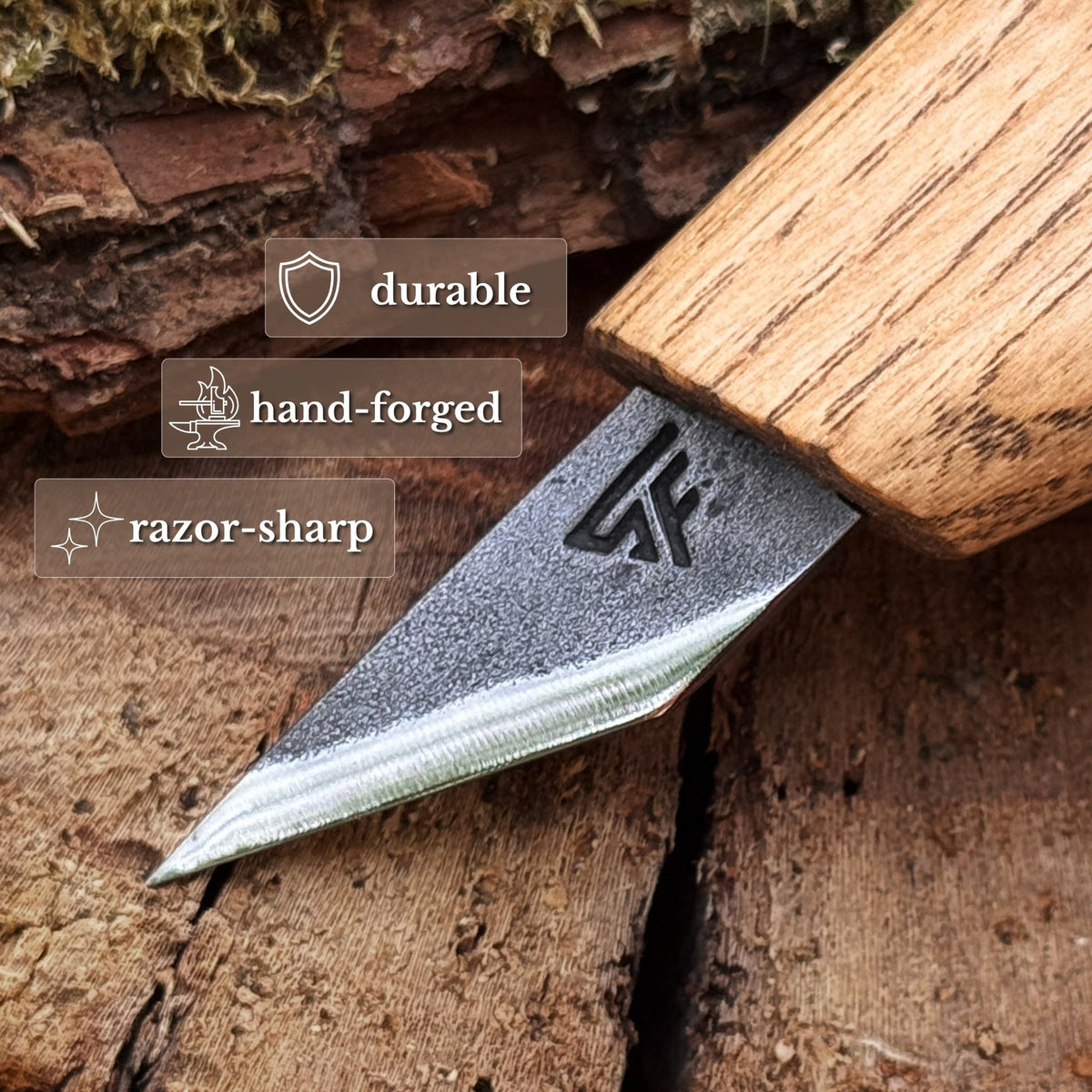 Detail Wood Carving Knife, 2.5 cm (1 inch) - 2
