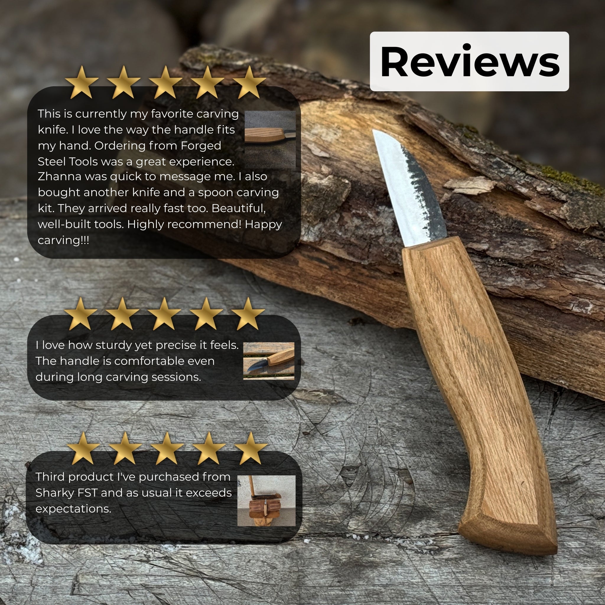 Detail Wood Carving Knife, Blade 5 cm (1.97 inches) - 9