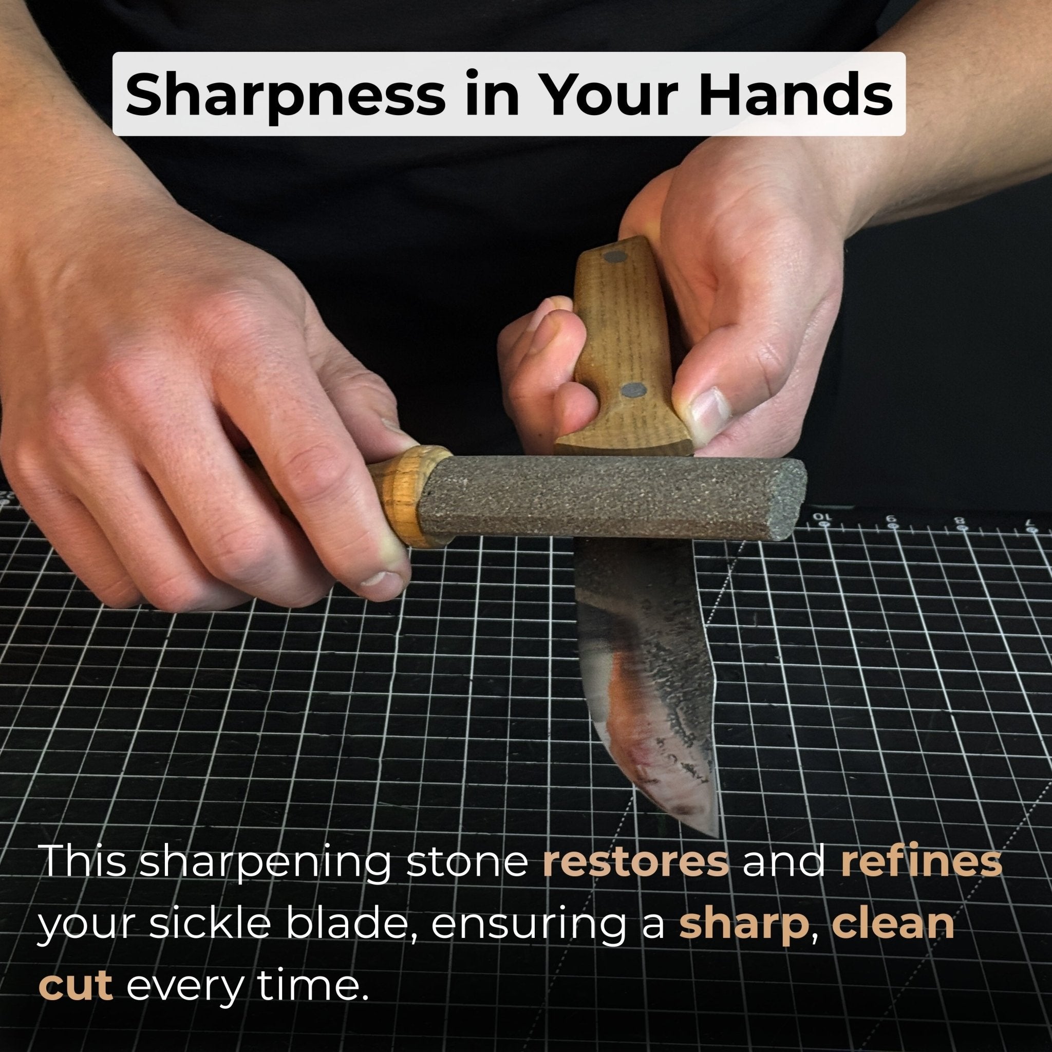 Diamond Grit Sharpening Stone for Scythes & Sickles - 4