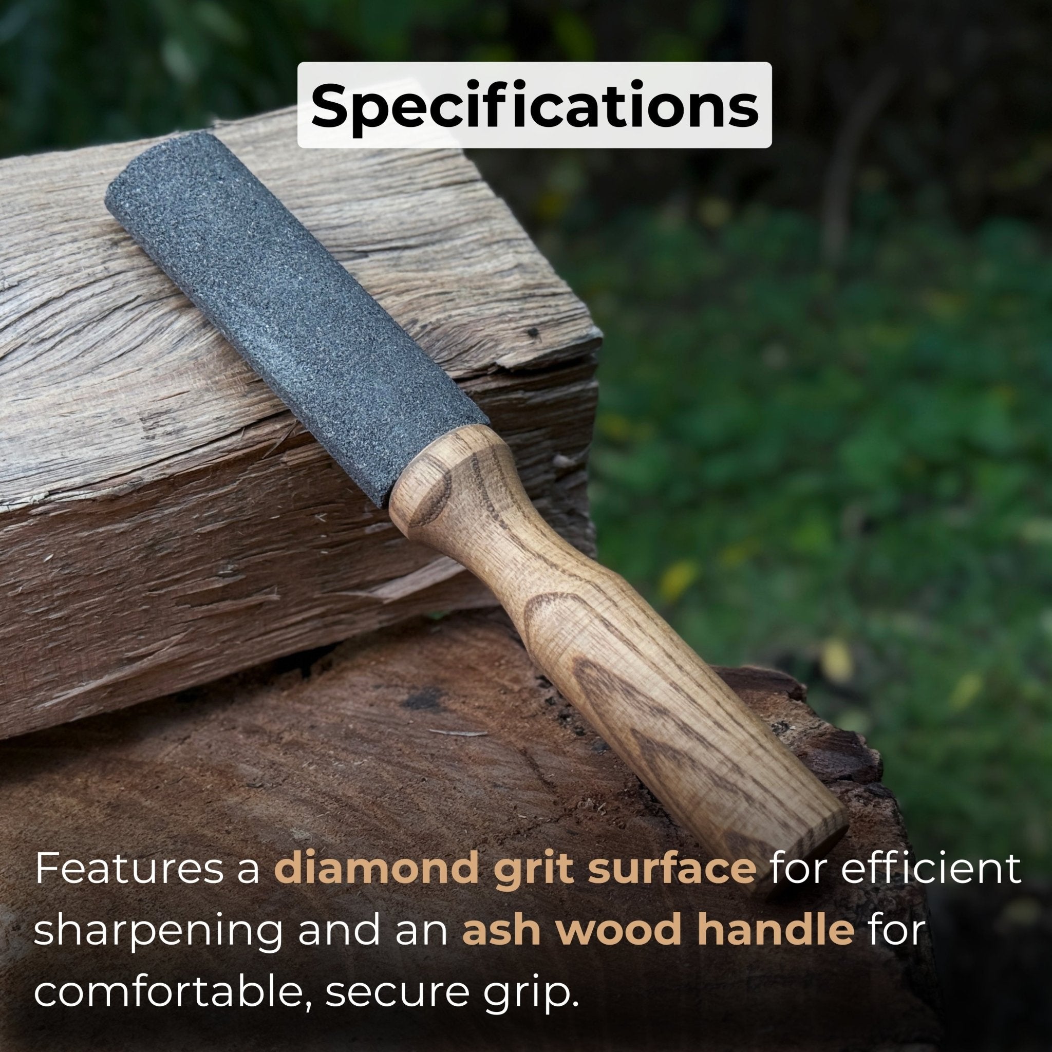 Diamond Grit Sharpening Stone for Scythes & Sickles - 3