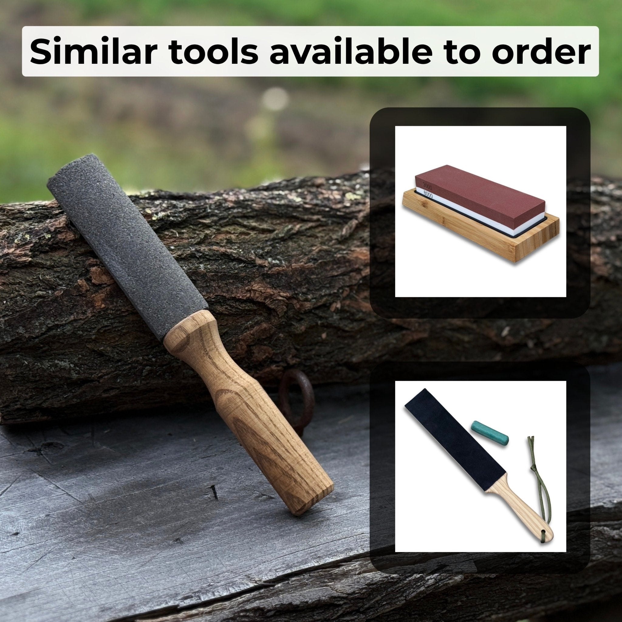 Diamond Grit Sharpening Stone for Scythes & Sickles - 8