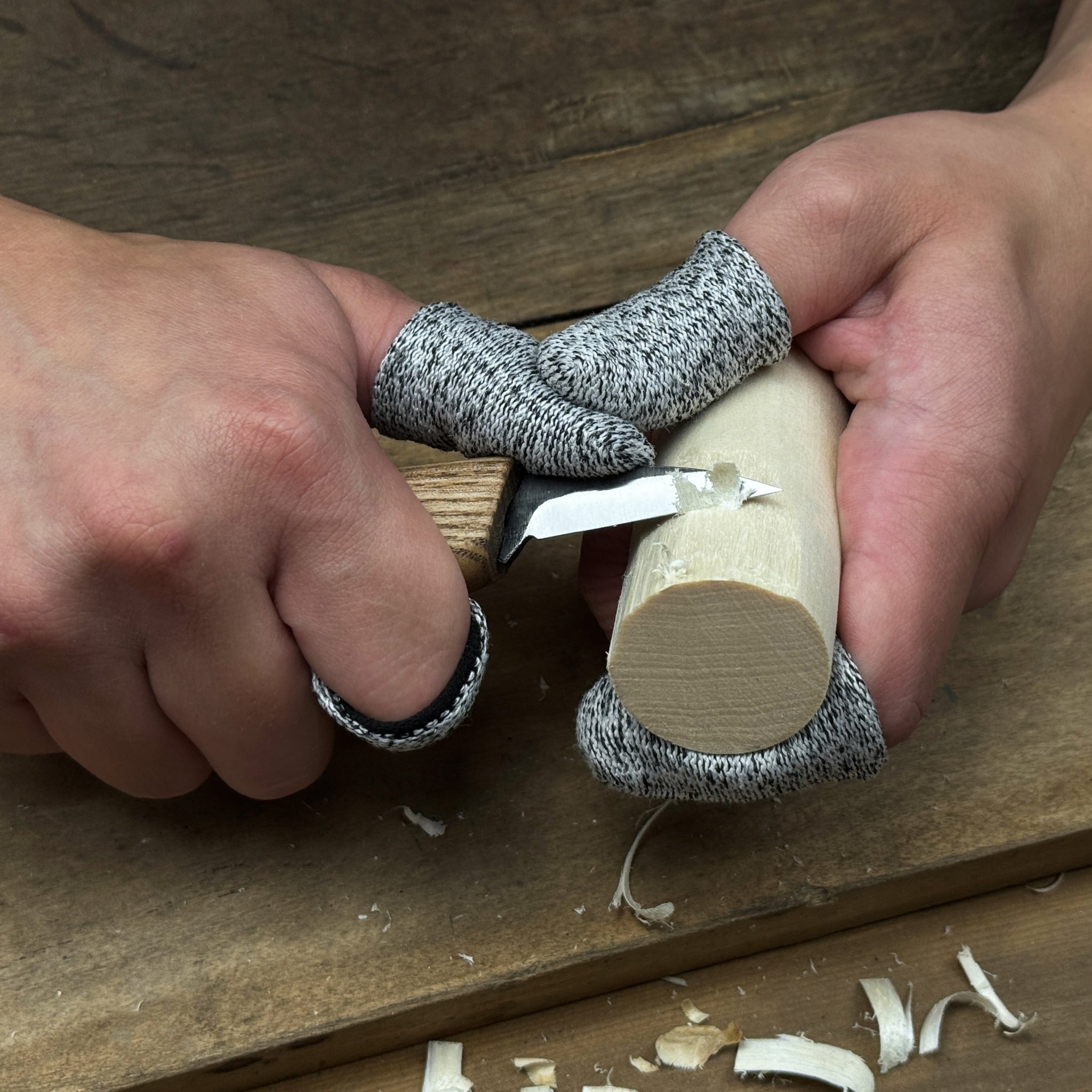 DIY Mushroom Wood Carving & Painting Kit - 8