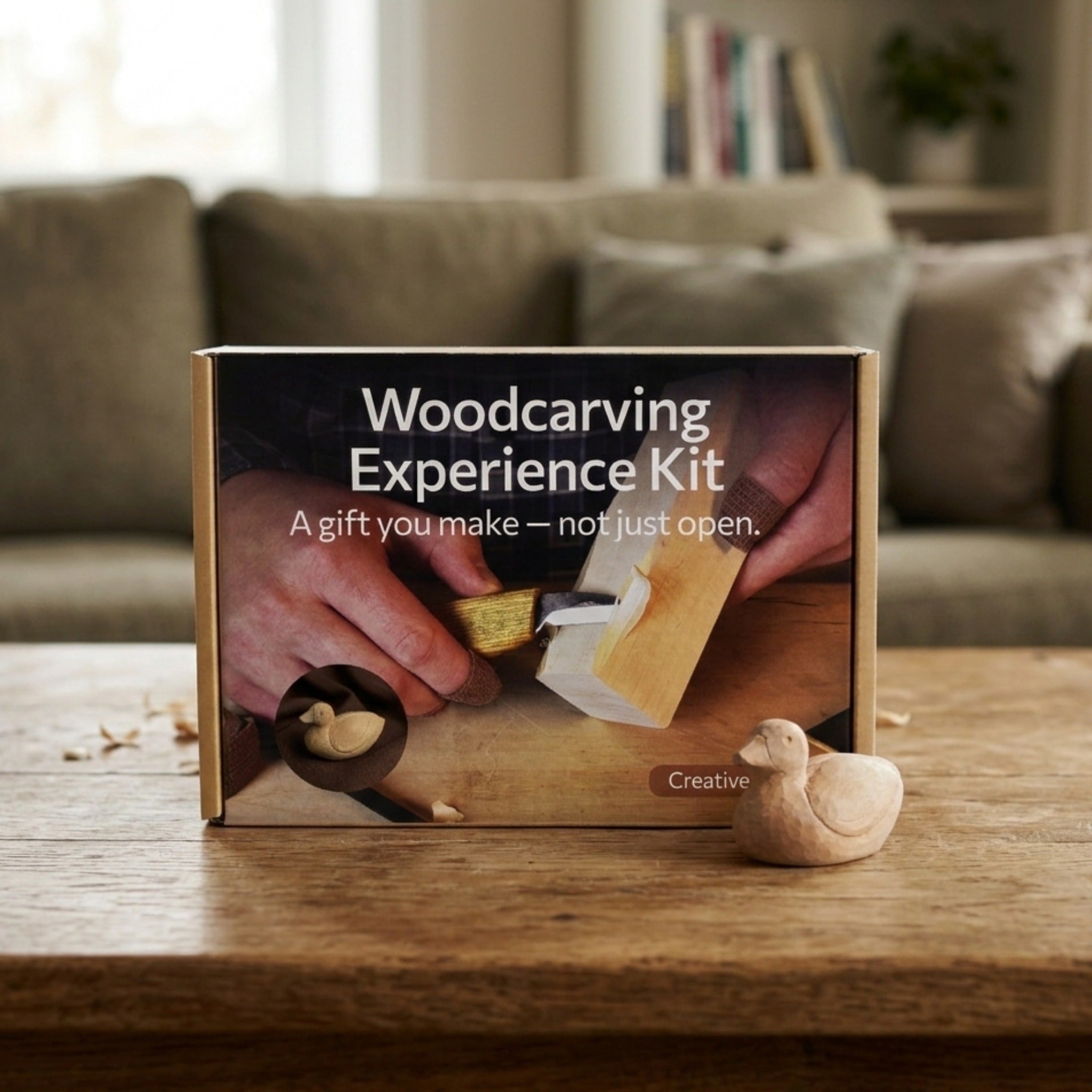 Duck Carving Kit - Complete Starter Whittling Kit for Beginners, Adults, Teens, and Kids - 1