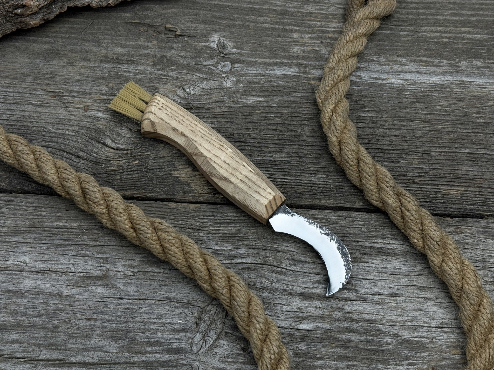 Forged Mushroom Knife with Brush, 6.5 cm (2.56 inches) - 8