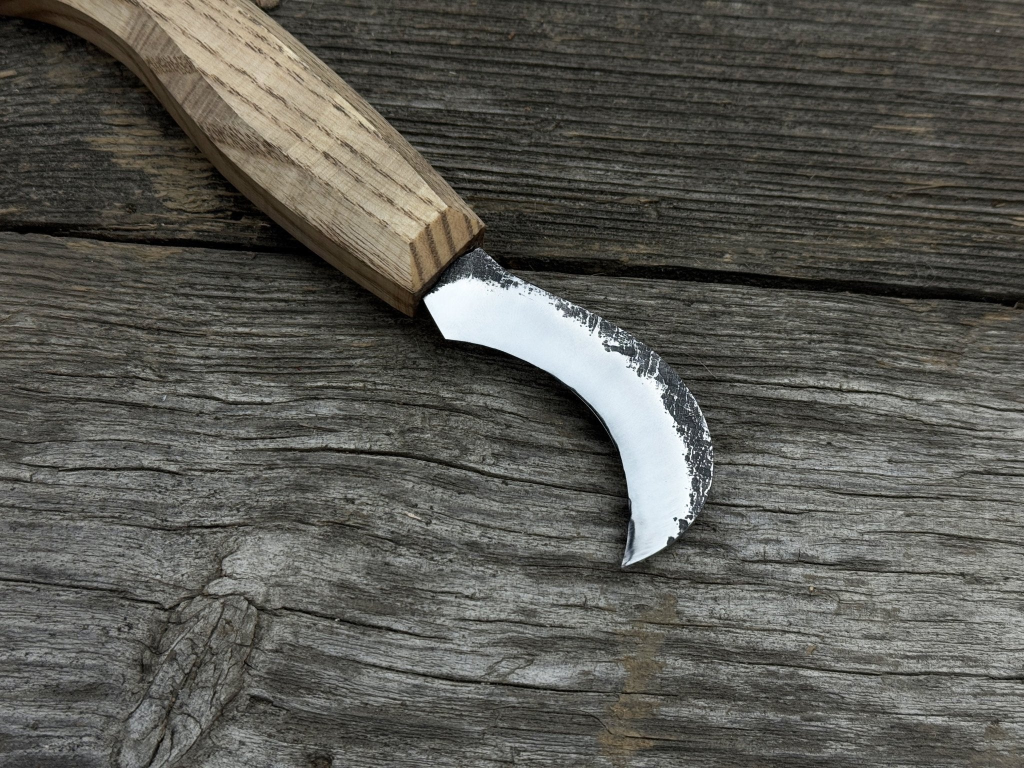 Forged Mushroom Knife with Brush, 6.5 cm (2.56 inches) - 6