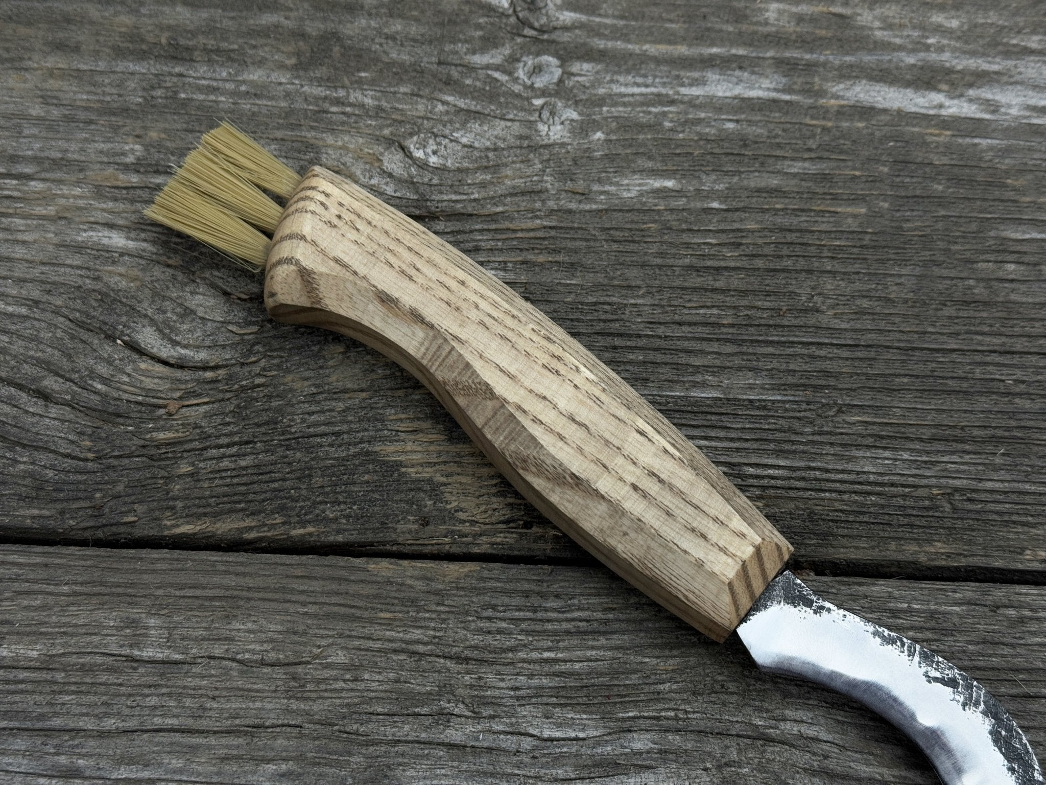 Forged Mushroom Knife with Brush, 6.5 cm (2.56 inches) - 7