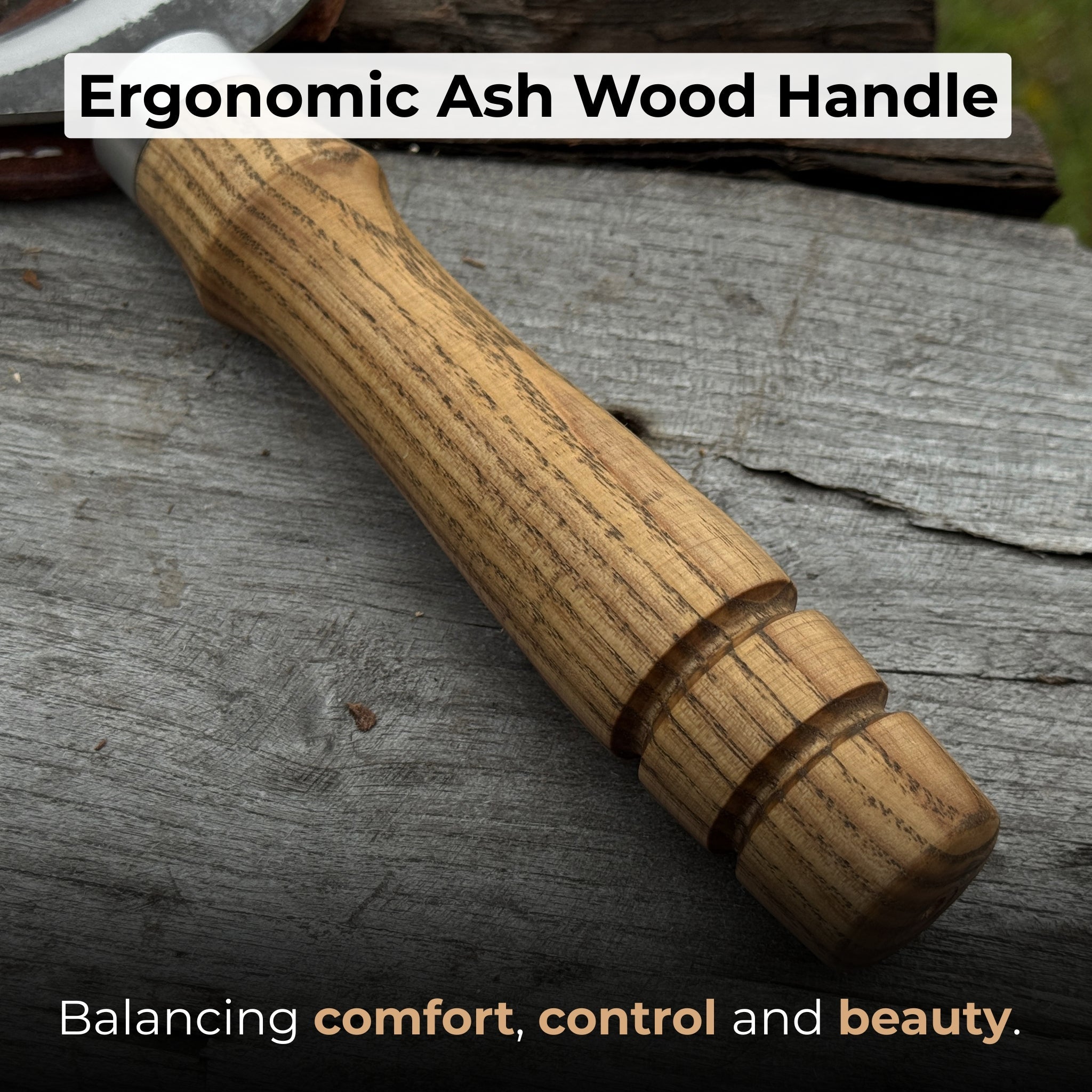 Hand - Forged Athame Ritual Witch Sickle, ⌀ 13 cm (5.12 inches) - 3